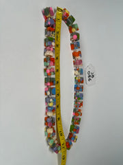 Jackie Brazil "Carlo Spotted Cubes" Spring Colour Spots Resin Necklace 50cm ( N1396 )