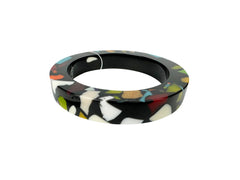 Jackie Brazil "Art Deco" Solid Round 1.3cm Bangle ( B3087 )