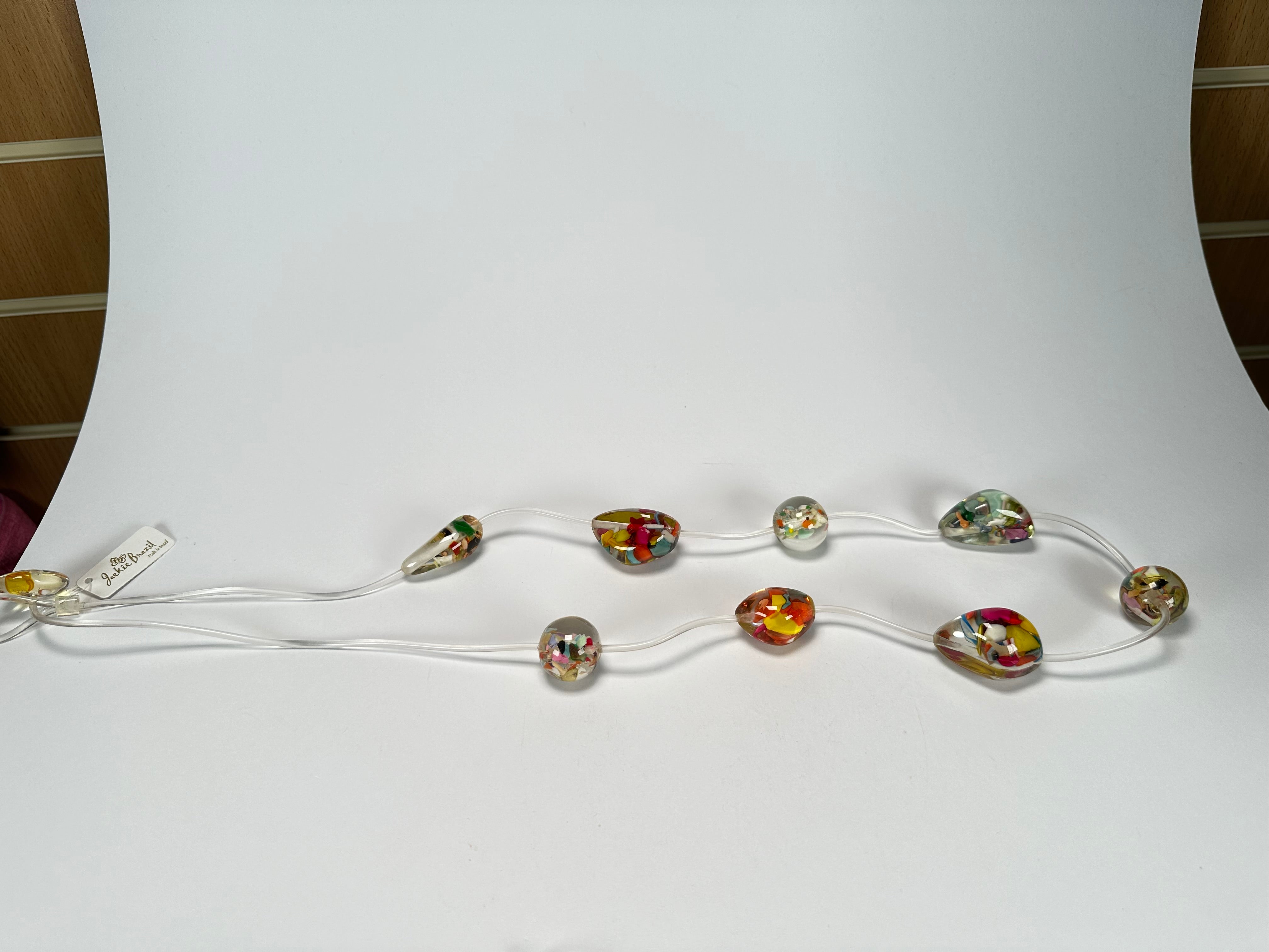 Jackie Brazil "Cascade" Long Mix Beads 70cm Necklace ( N2941 )