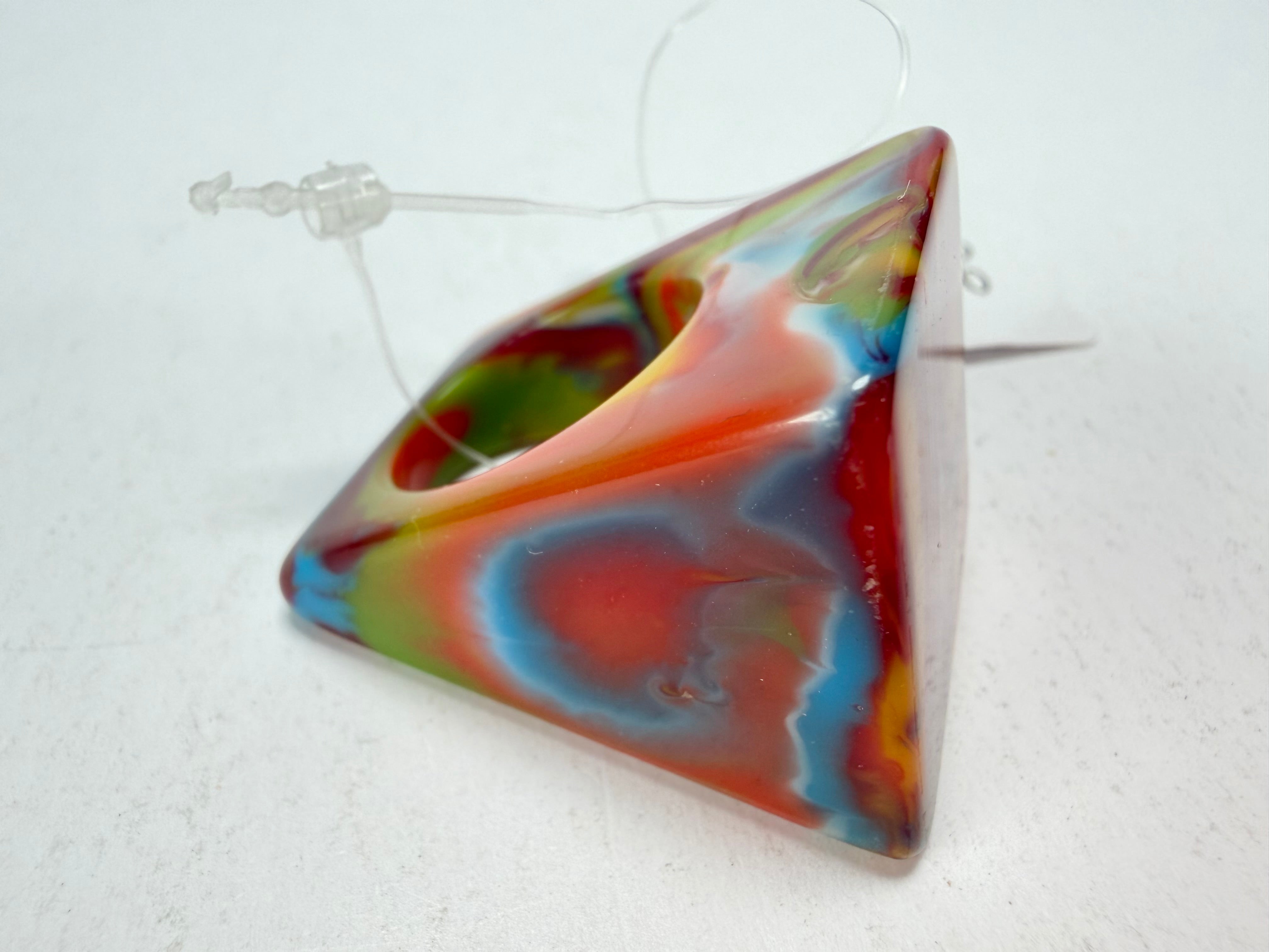 Jackie Brazil "Kandinsky" Large Square Resin Ring ( R1715 ) Size UK P / USA 7.5