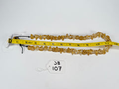 Jackie Brazil "Corina" Small Cones Gold Flakes 55cm Necklace ( N0058 )