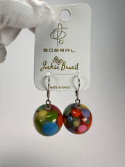 Jackie Brazil "Spots" Spotted Balls Resin Earrings ( E1468 )