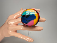 Jackie Brazil "Large Riverstone" Kandinsky Round Ring ( R3606 ) Size UK-T / US- 10