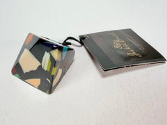 Jackie Brazil "Art Deco" Abstract Resin Ring ( R3081 ) Size UK Q / USA 8