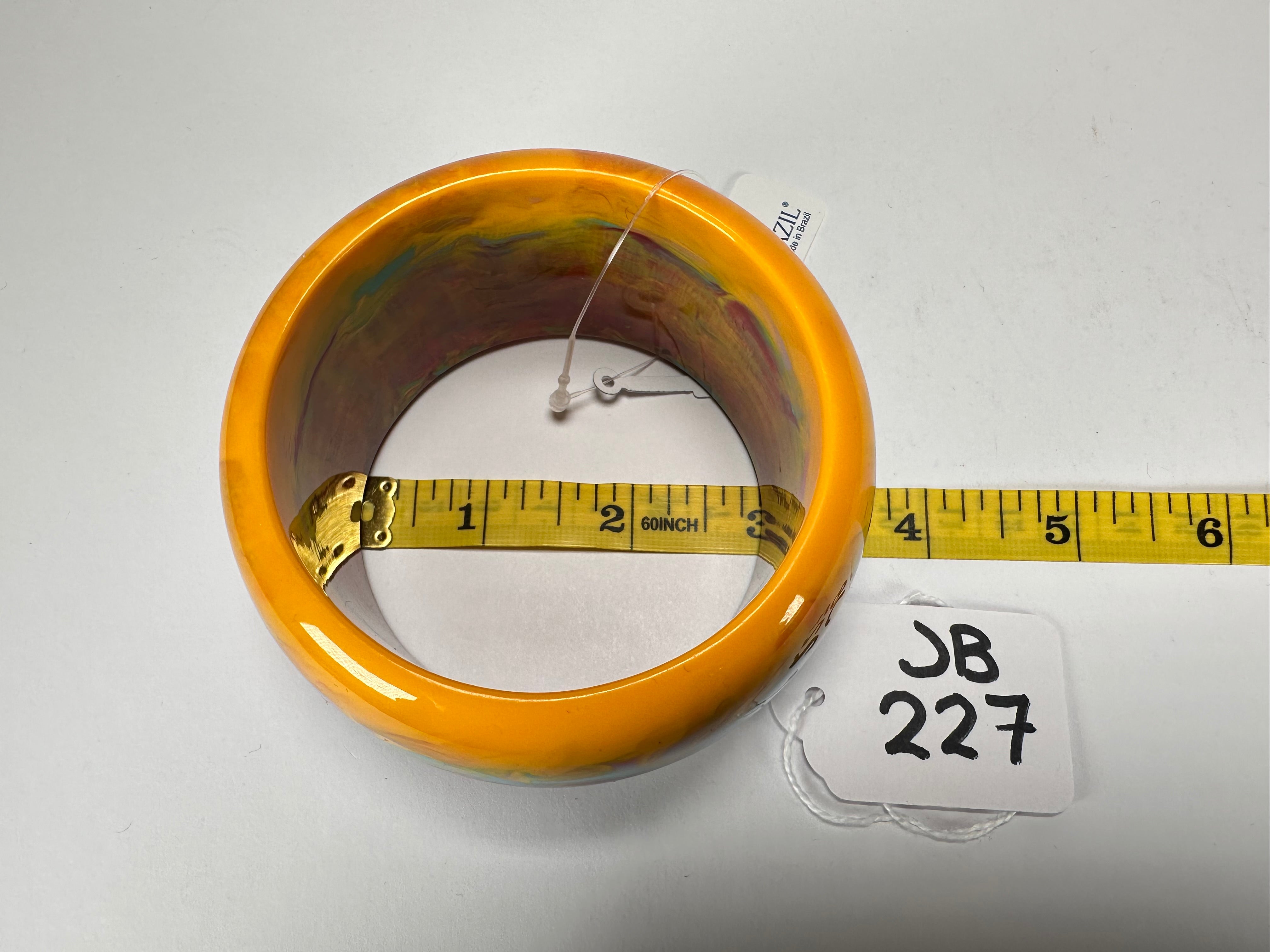 Jackie Brazil "Carmen" Kandinsky 5cm Resin Bangle ( B2500 )