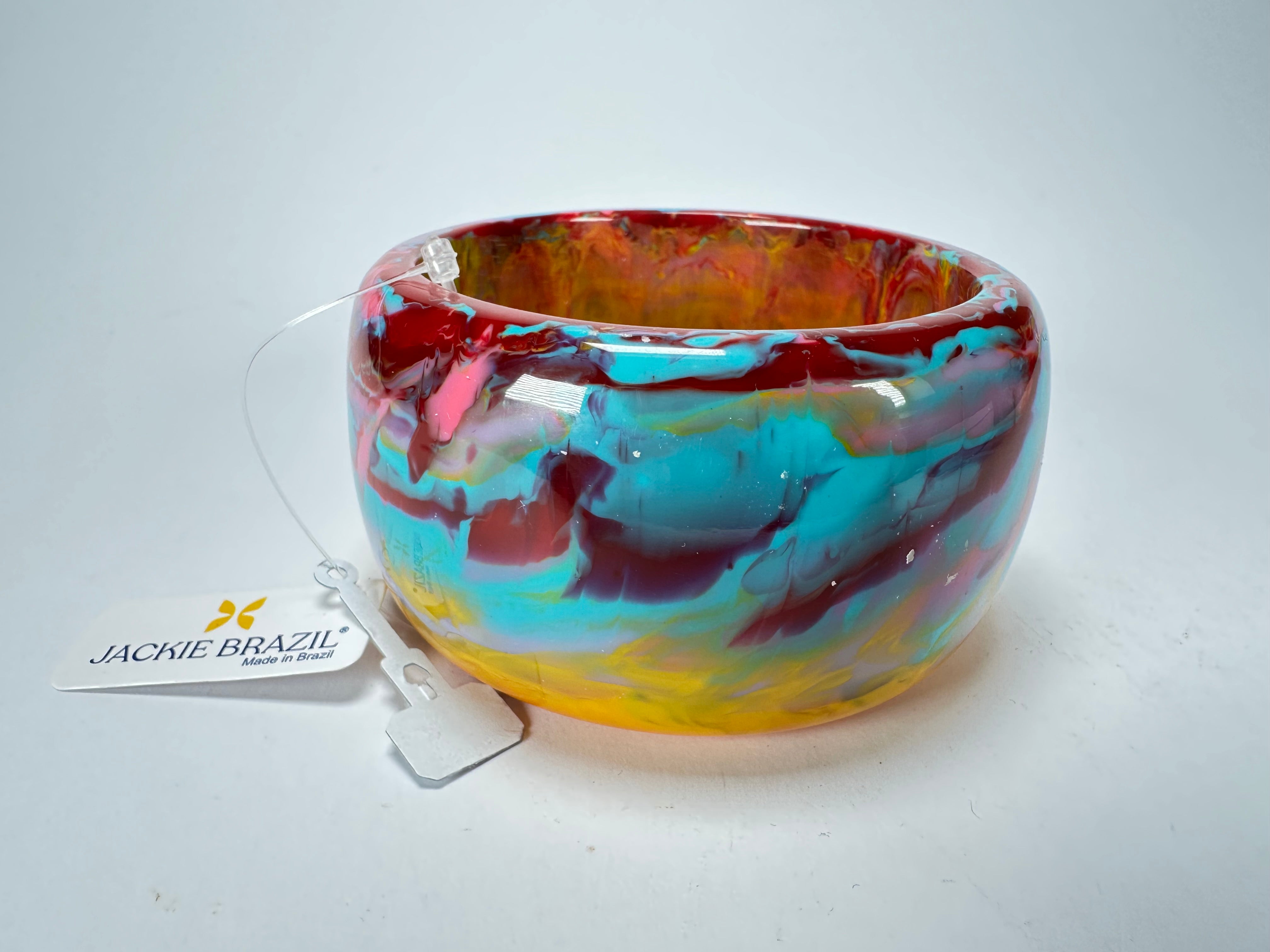 Jackie Brazil "Carmen" Kandinsky 5cm Resin Bangle ( B2500 )