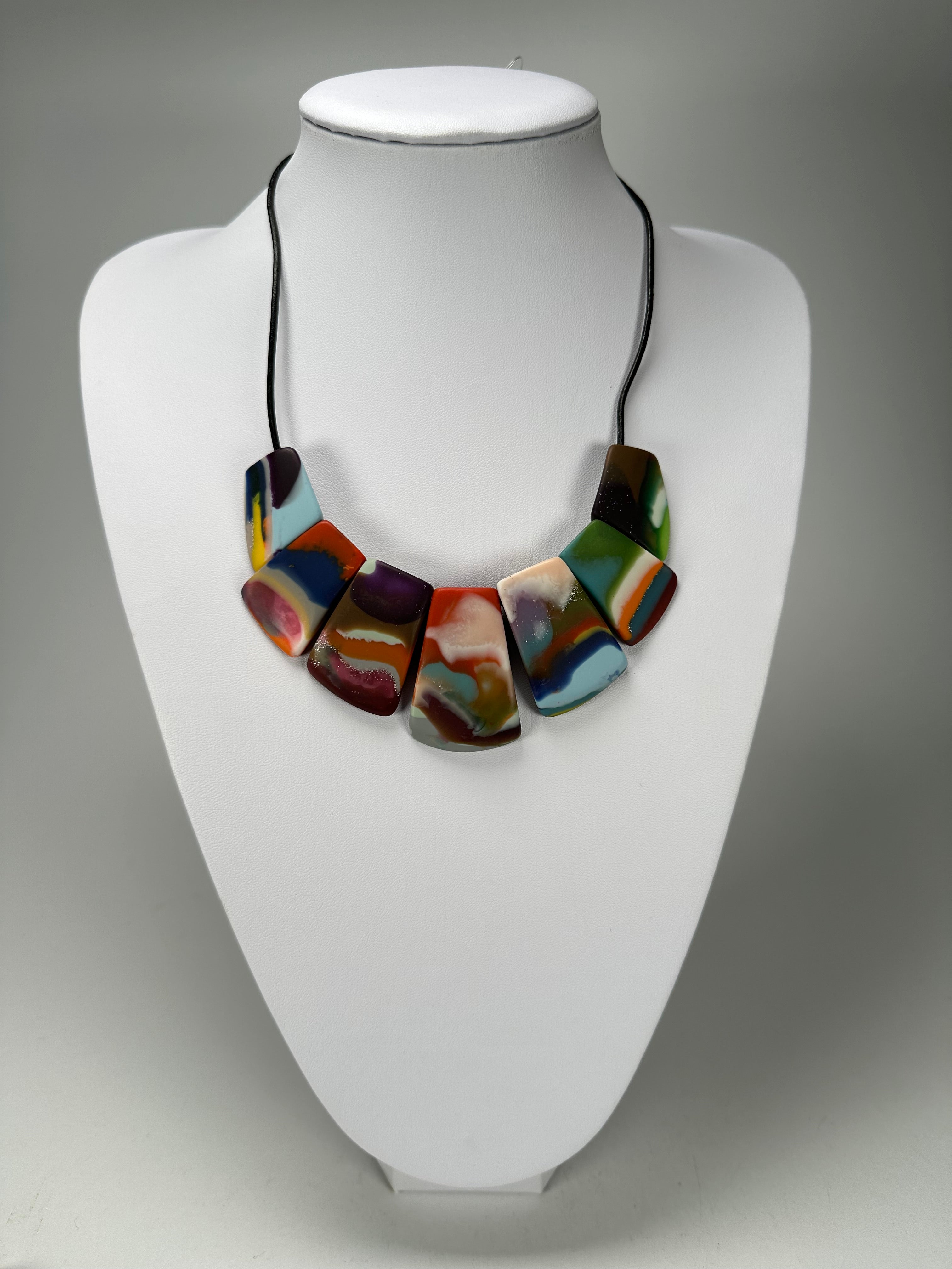 Jackie Brazil "Amazon" 7 Piece Choker Necklace ( N2794 )