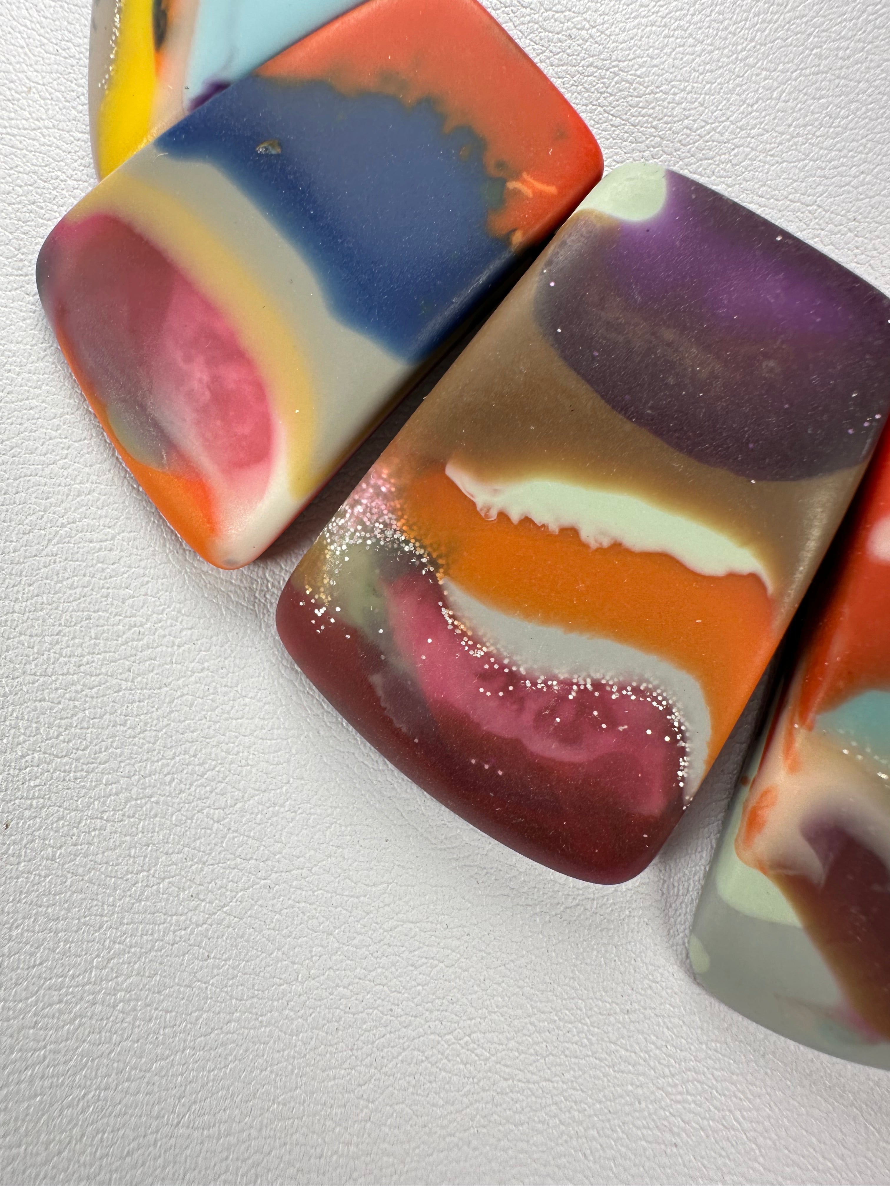 Jackie Brazil "Amazon" 7 Piece Choker Necklace ( N2794 )