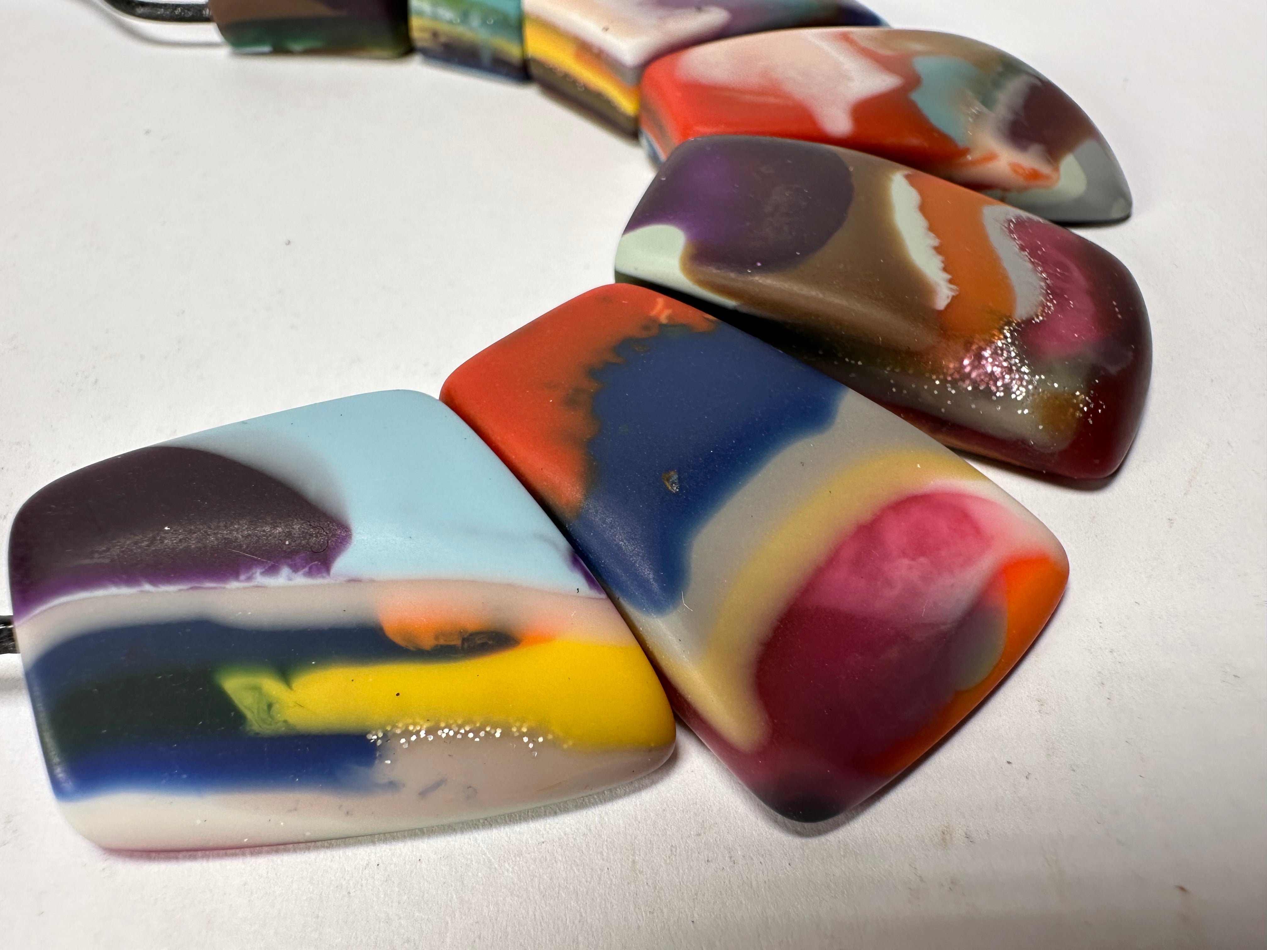 Jackie Brazil "Amazon" 7 Piece Choker Necklace ( N2794 )