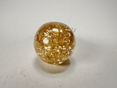 Jackie Brazil "Splendour" Large Ball Gold Flakes Ring ( R2500 ) Size UK - Q / US - 8