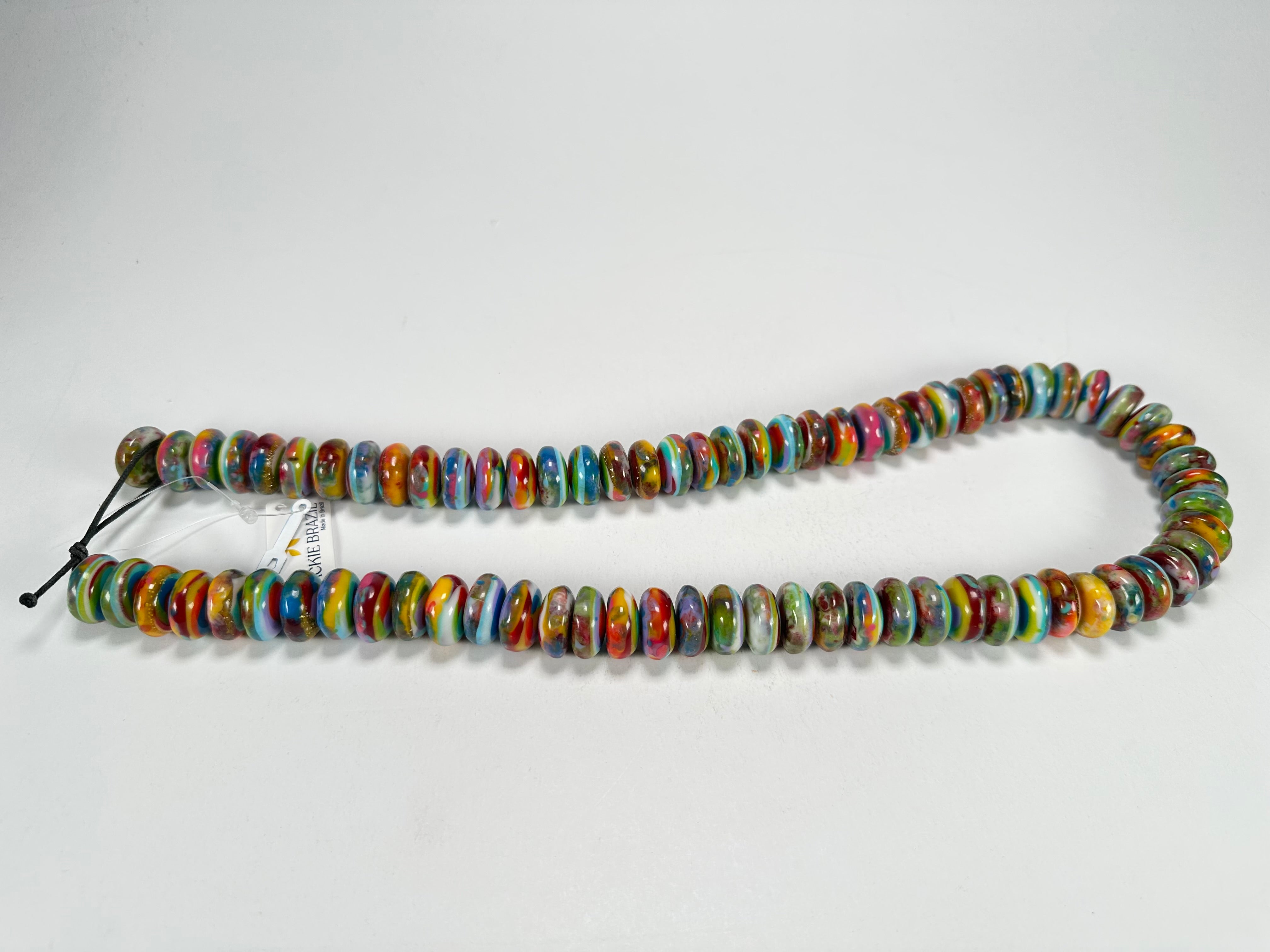 Jackie Brazil "Bela" Kandinsky Resin Mini Wheels 70cm Necklace ( N0043 )