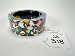 Jackie Brazil "Art Deco" Solid Round 3.4cm Bangle ( B3088 )