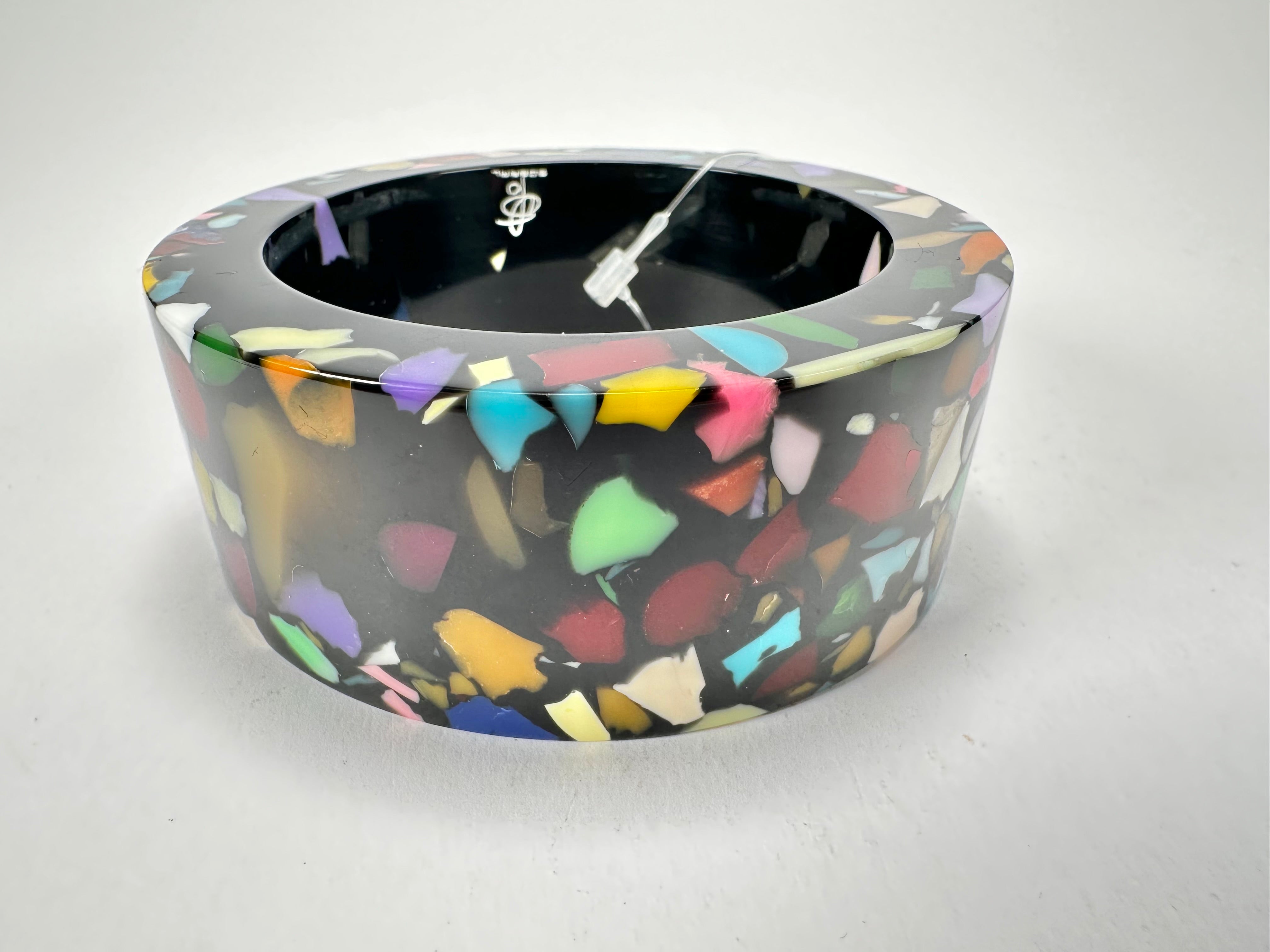 Jackie Brazil "Art Deco" Solid Round 3.4cm Bangle ( B3088 )