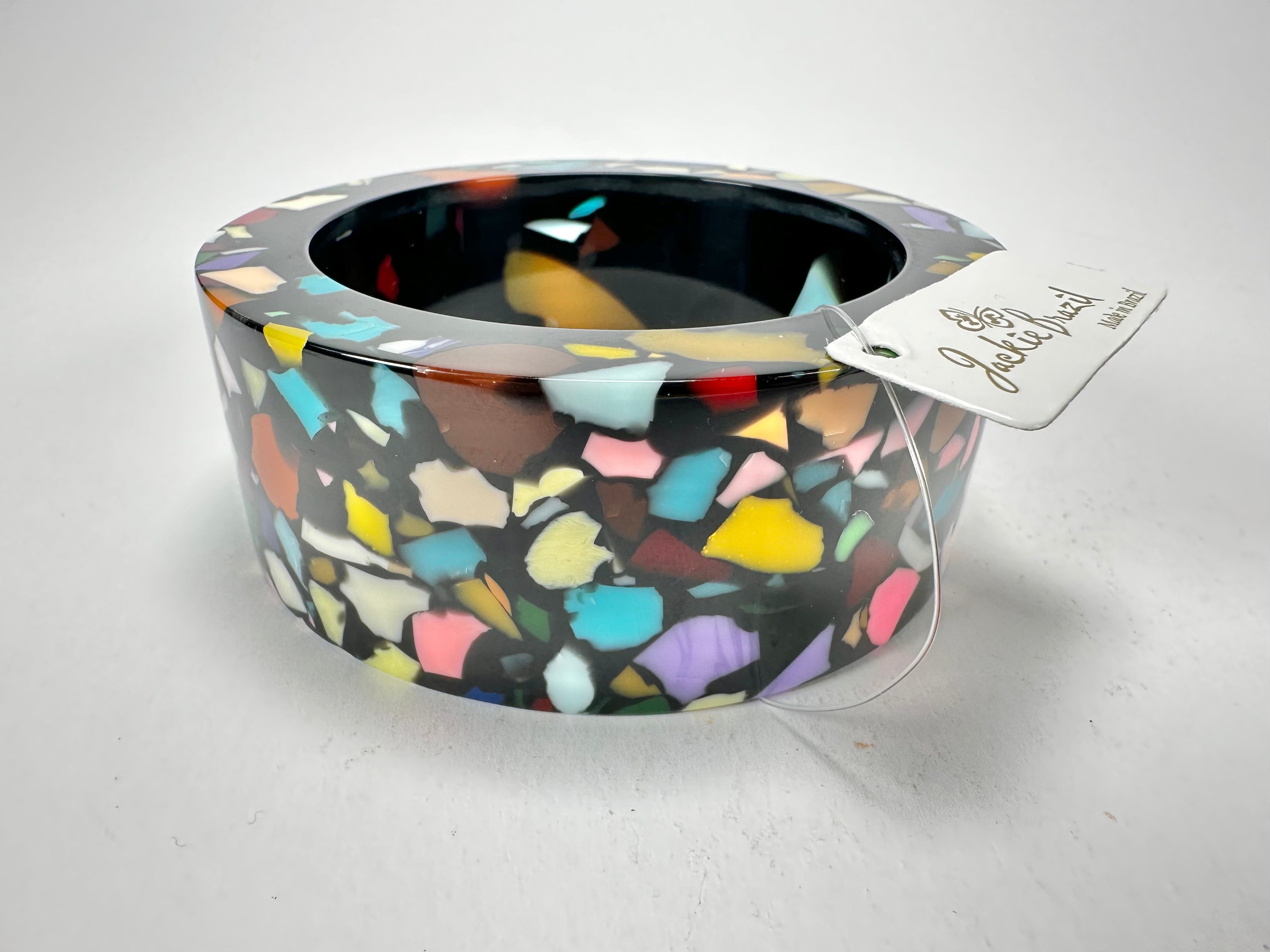 Jackie Brazil "Art Deco" Solid Round 3.4cm Bangle ( B3088 )