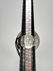 Jackie Brazil "Queen" Digital Oval Round Ring ( R3212 ) Size UK-Q / US-8.5