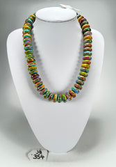 Jackie Brazil "Bela" Kandinsky Resin Mini Wheels 50cm Necklace ( N0041 )
