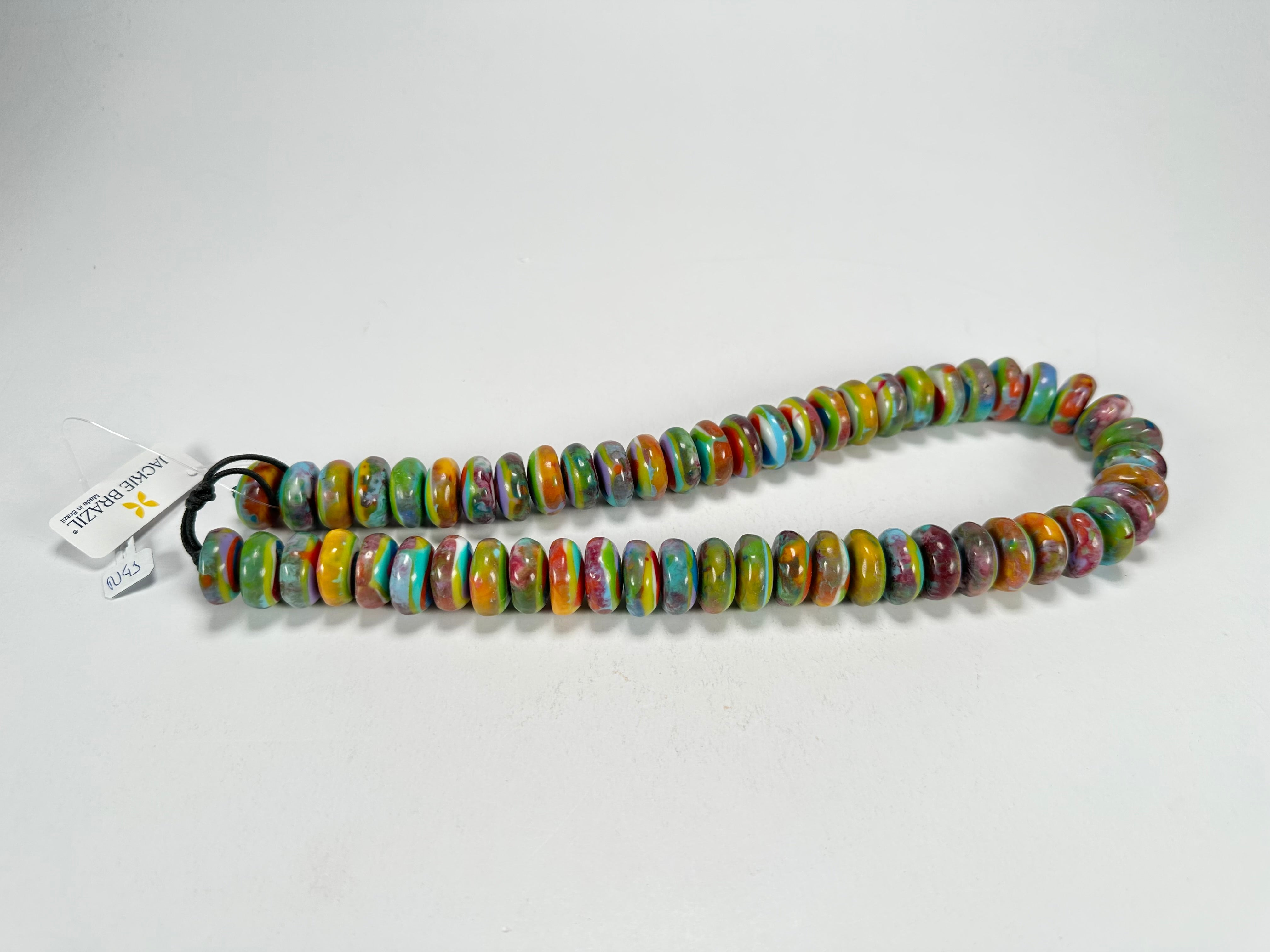Jackie Brazil "Bela" Kandinsky Resin Mini Wheels 50cm Necklace ( N0041 )