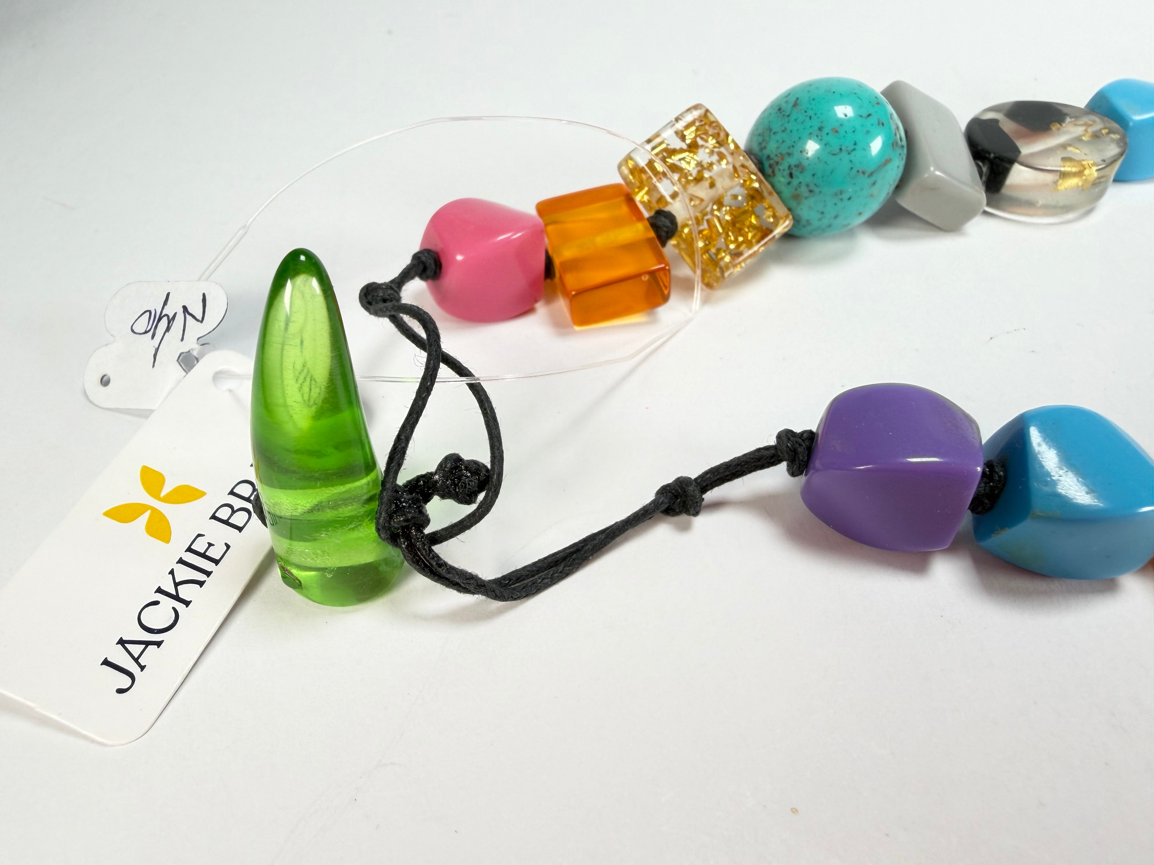 Jackie Brazil "Fusion" Mix Colours Long 75cm Bead Necklace ( N0040 )