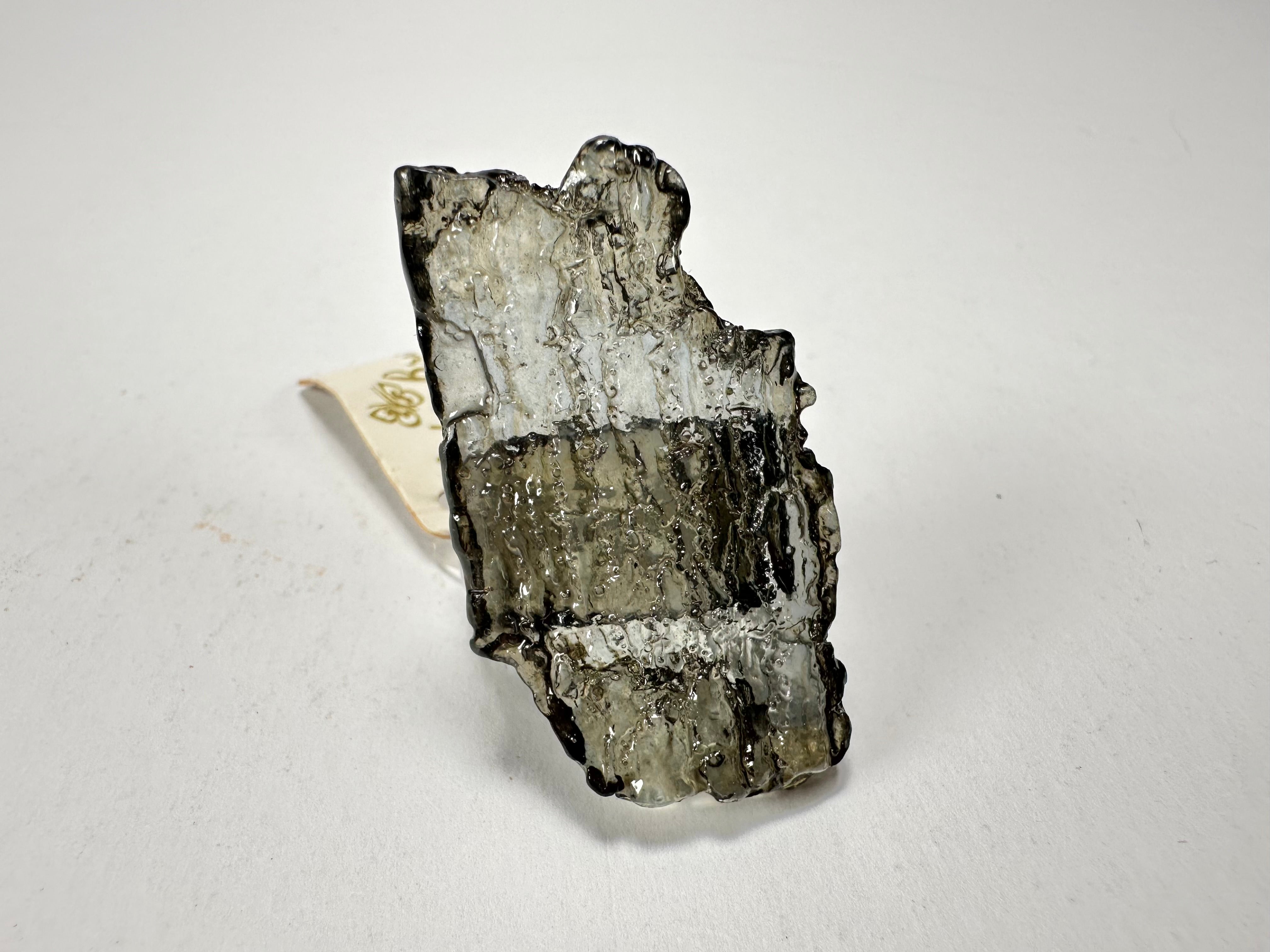 Jackie Brazil "Smoked Crystal" Charcoal Resin Ring ( R2782 ) UK O / USA 7