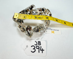 Jackie Brazil "Diamonds" Seaweed Flintstone Bone Bracelet ( B0211 )