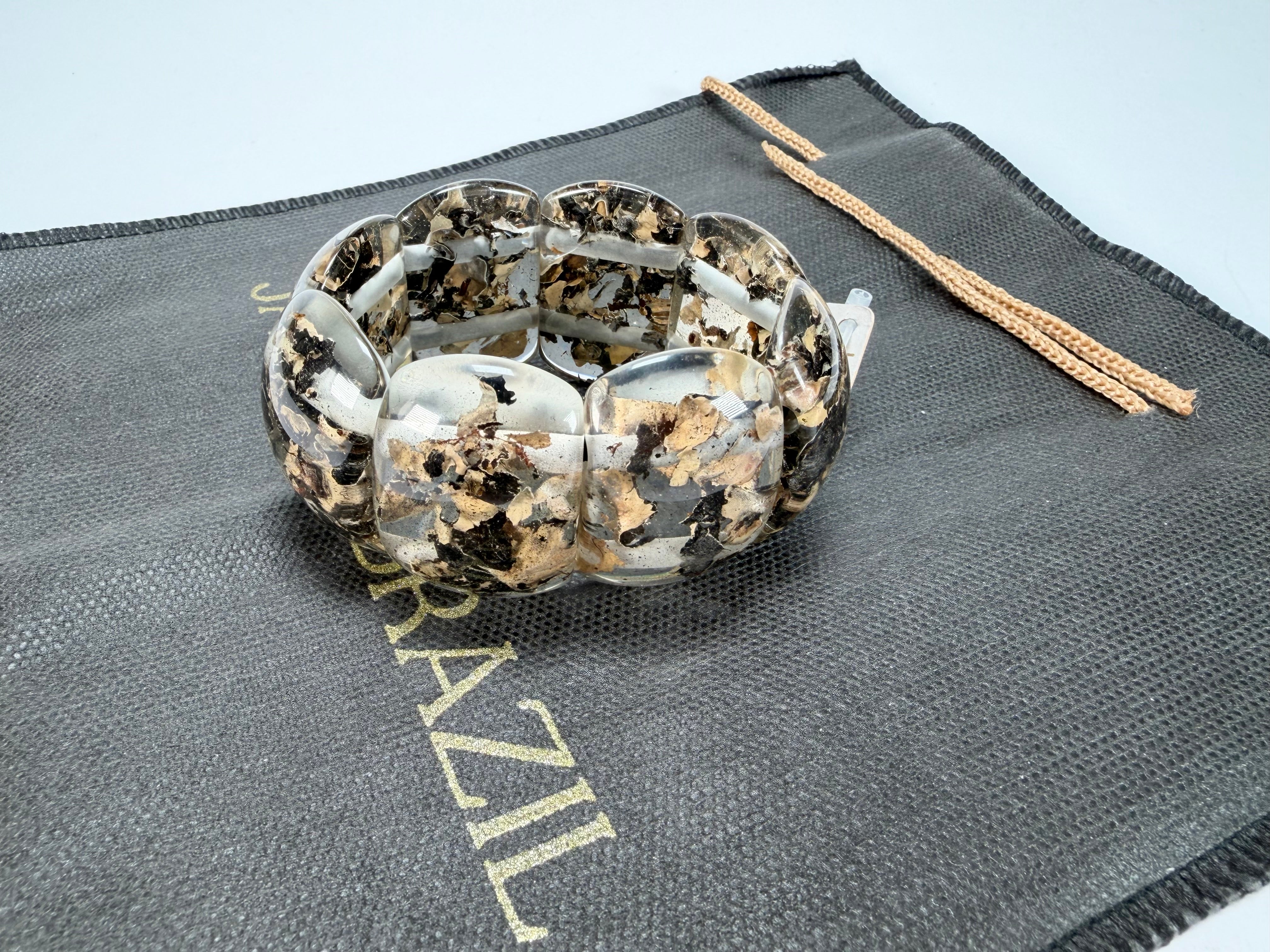 Jackie Brazil "Maria" Seaweed Elasticated Bracelet ( B0217 )