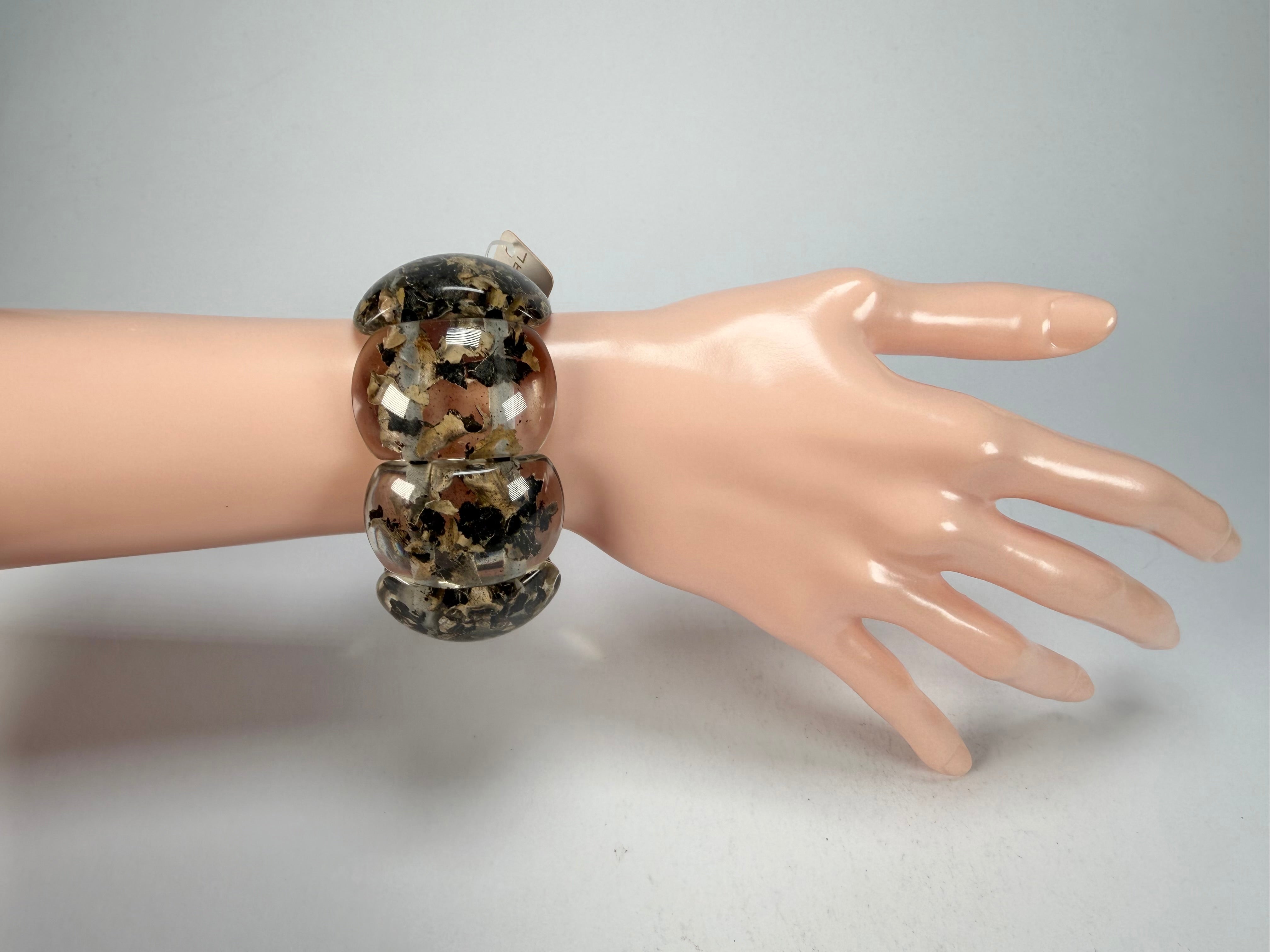 Jackie Brazil "Maria" Seaweed Elasticated Bracelet ( B0217 )
