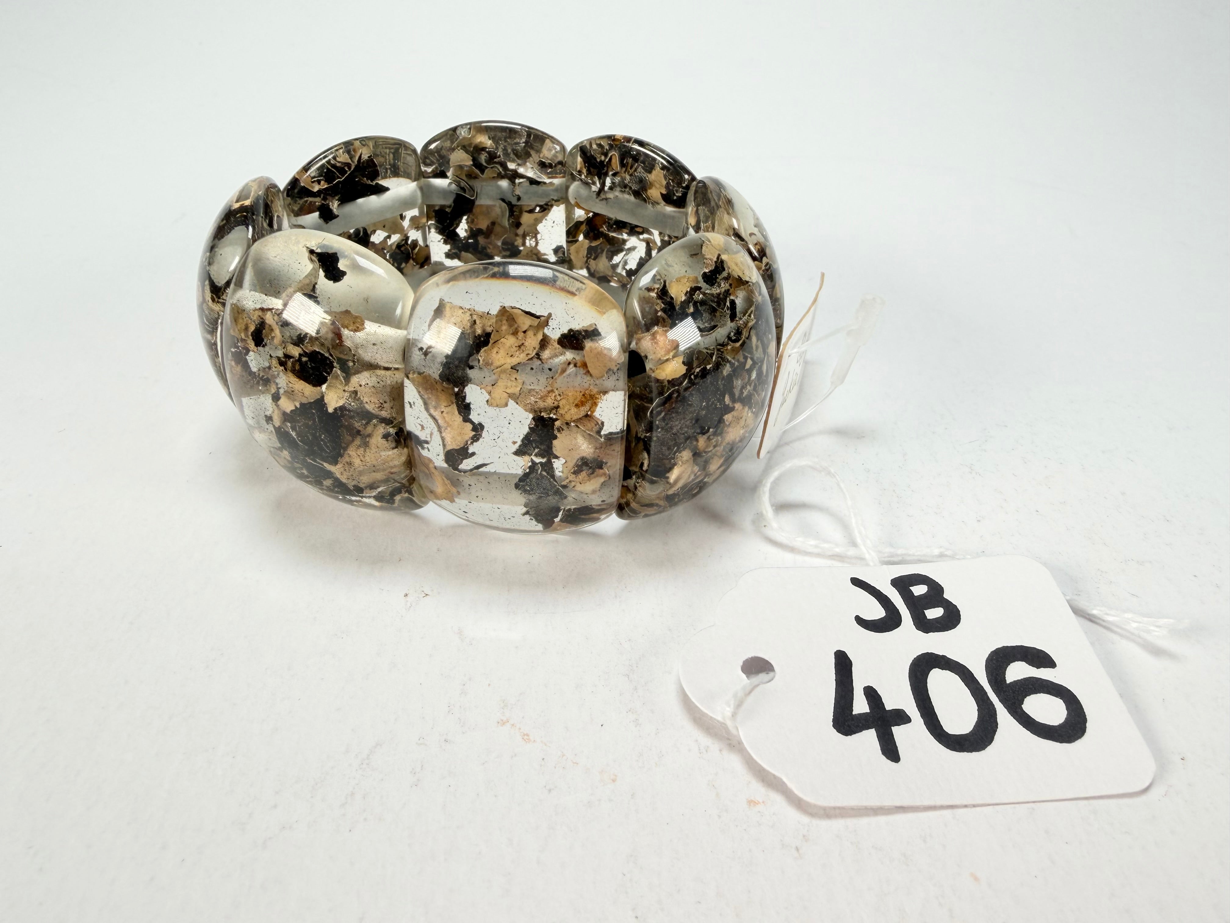 Jackie Brazil "Maria" Seaweed Elasticated Bracelet ( B0217 )