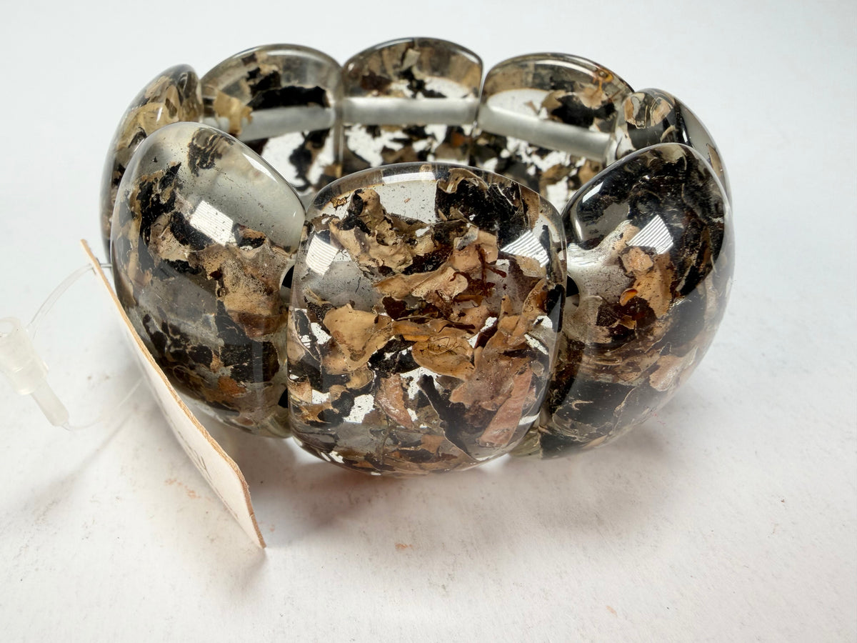 Jackie Brazil "Maria" Seaweed Elasticated Bracelet ( B0217 )