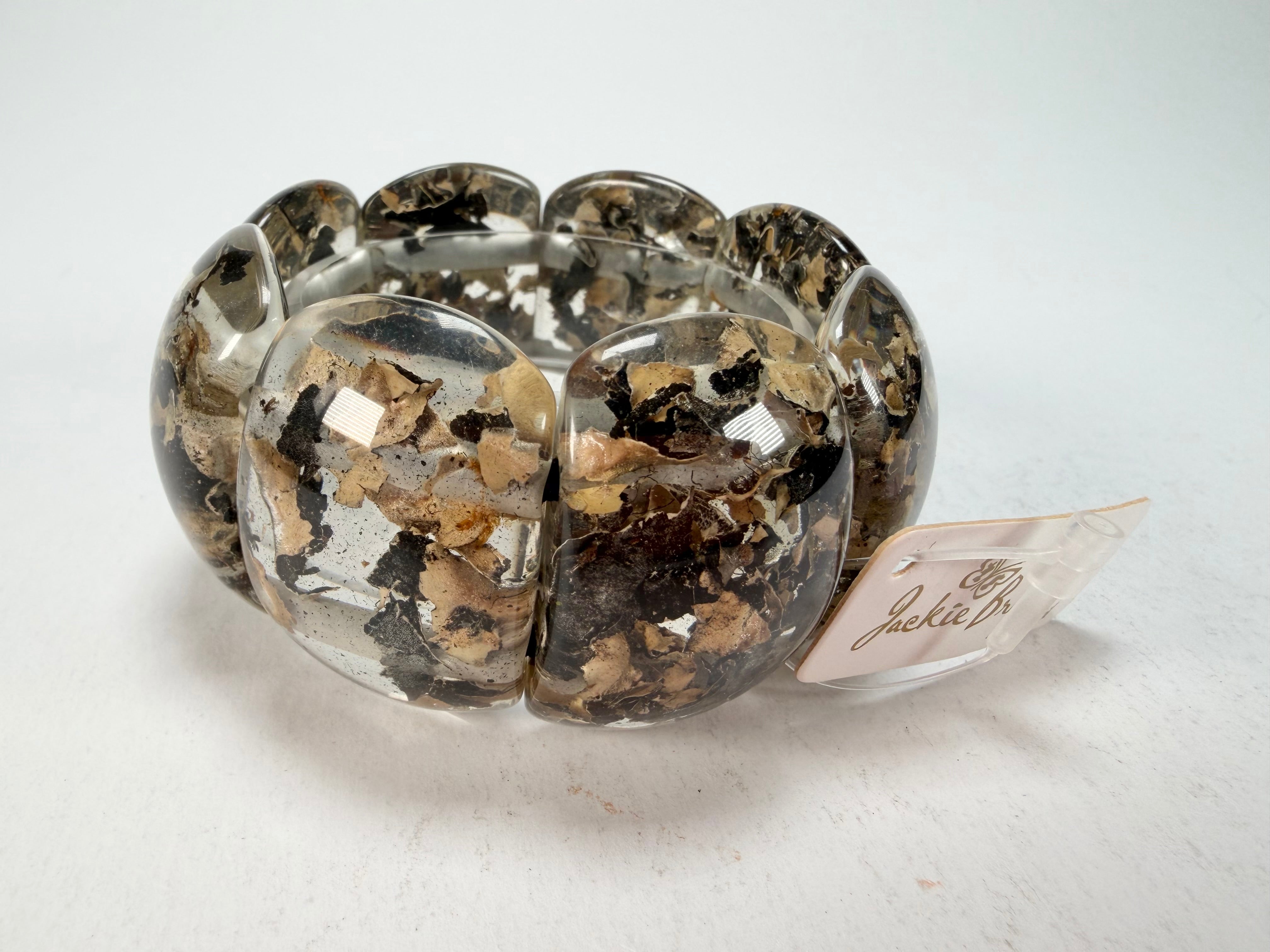 Jackie Brazil "Maria" Seaweed Elasticated Bracelet ( B0217 )