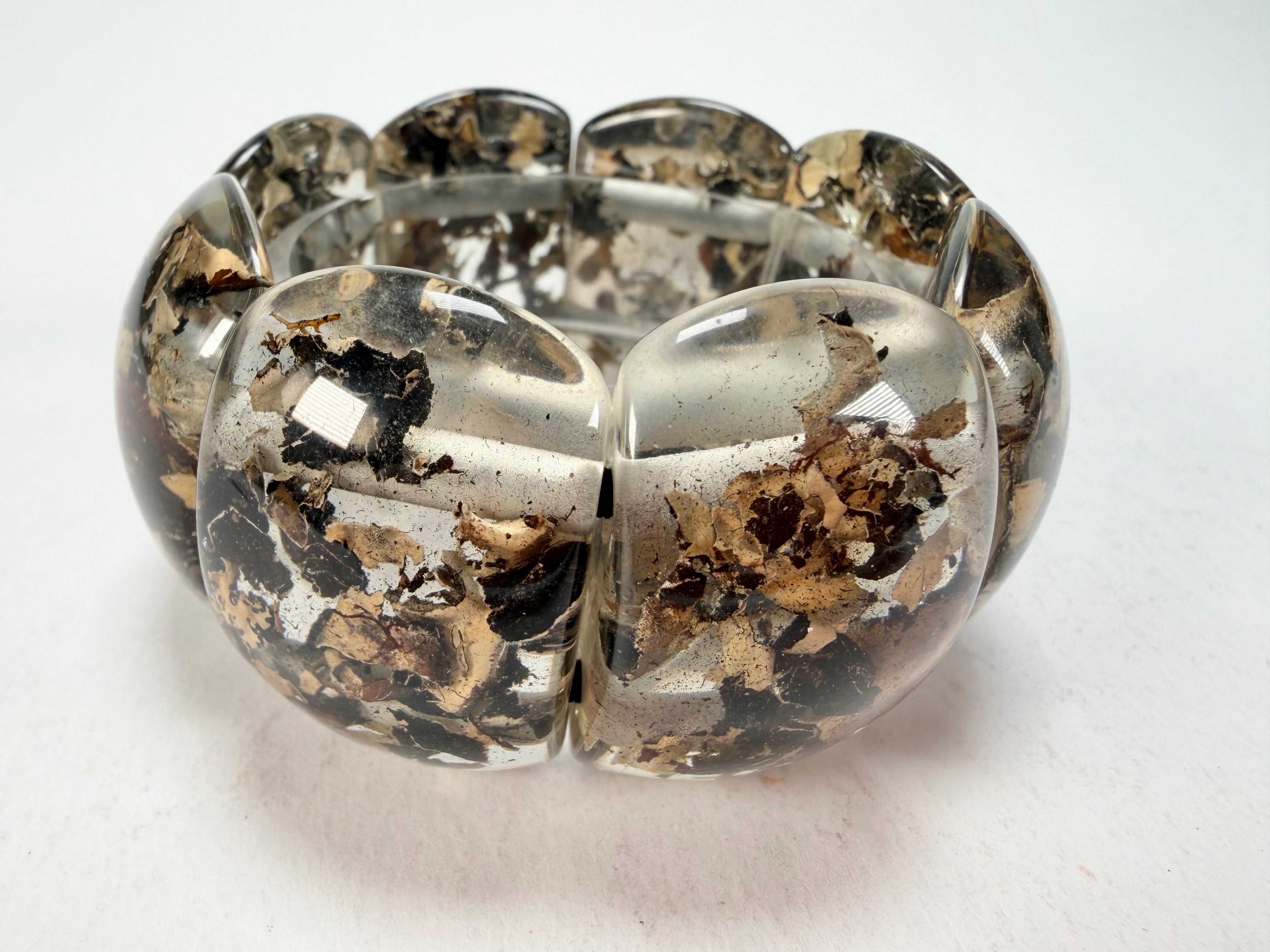 Jackie Brazil "Maria" Seaweed Elasticated Bracelet ( B0217 )