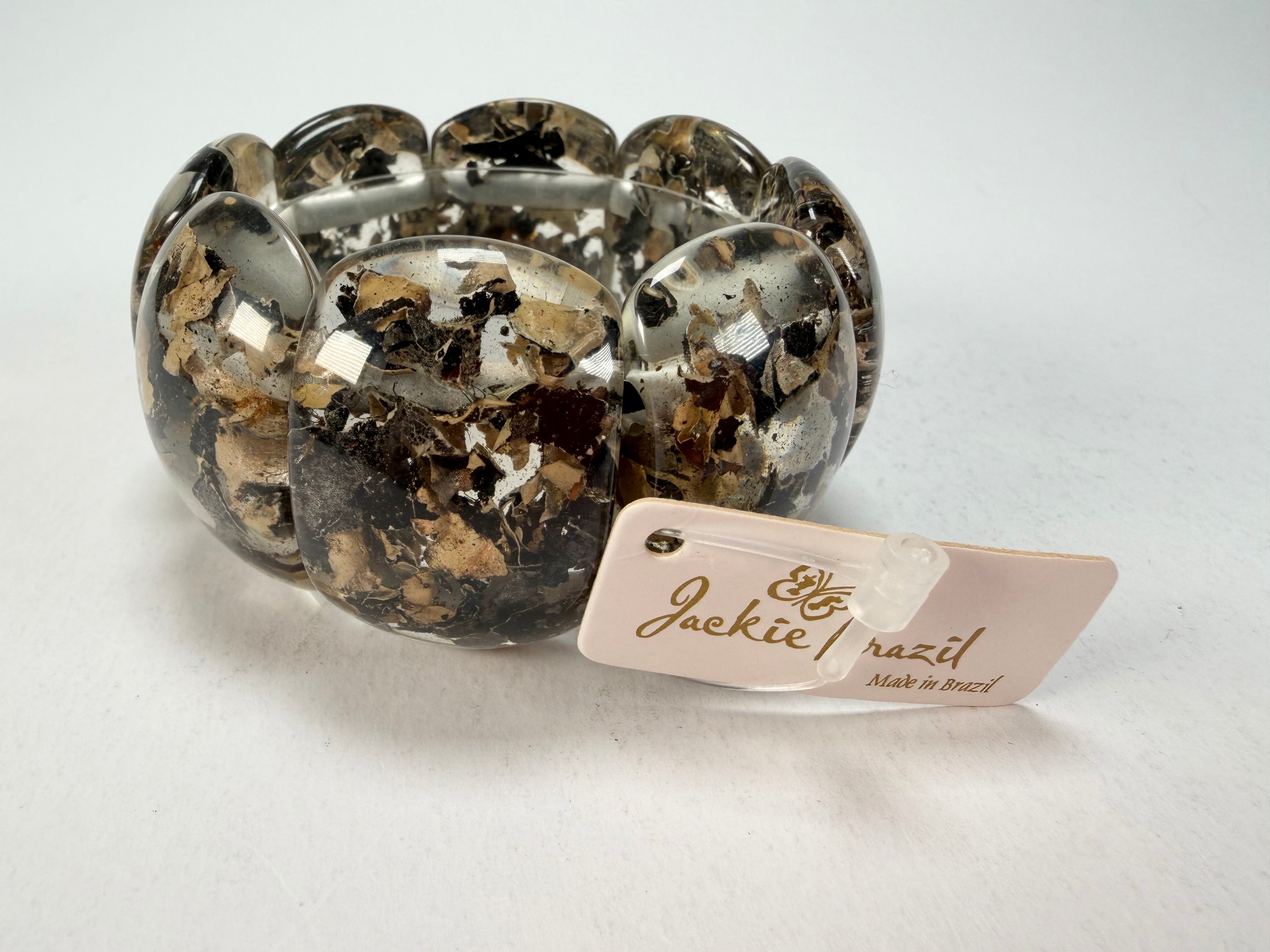 Jackie Brazil "Maria" Seaweed Elasticated Bracelet ( B0217 )