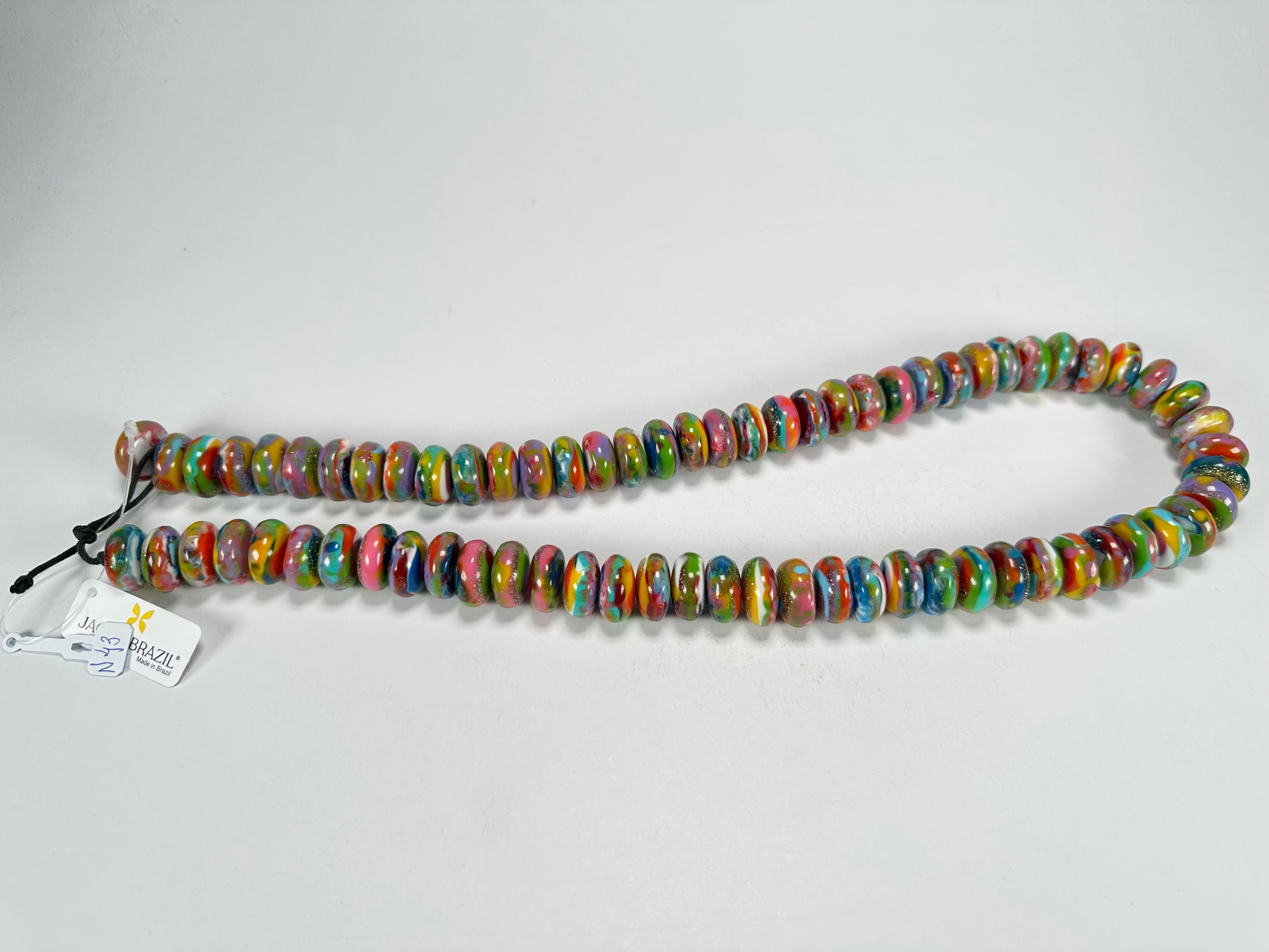 Jackie Brazil "Bela" Kandinsky Resin Mini Wheels 70cm Necklace ( N0043 )