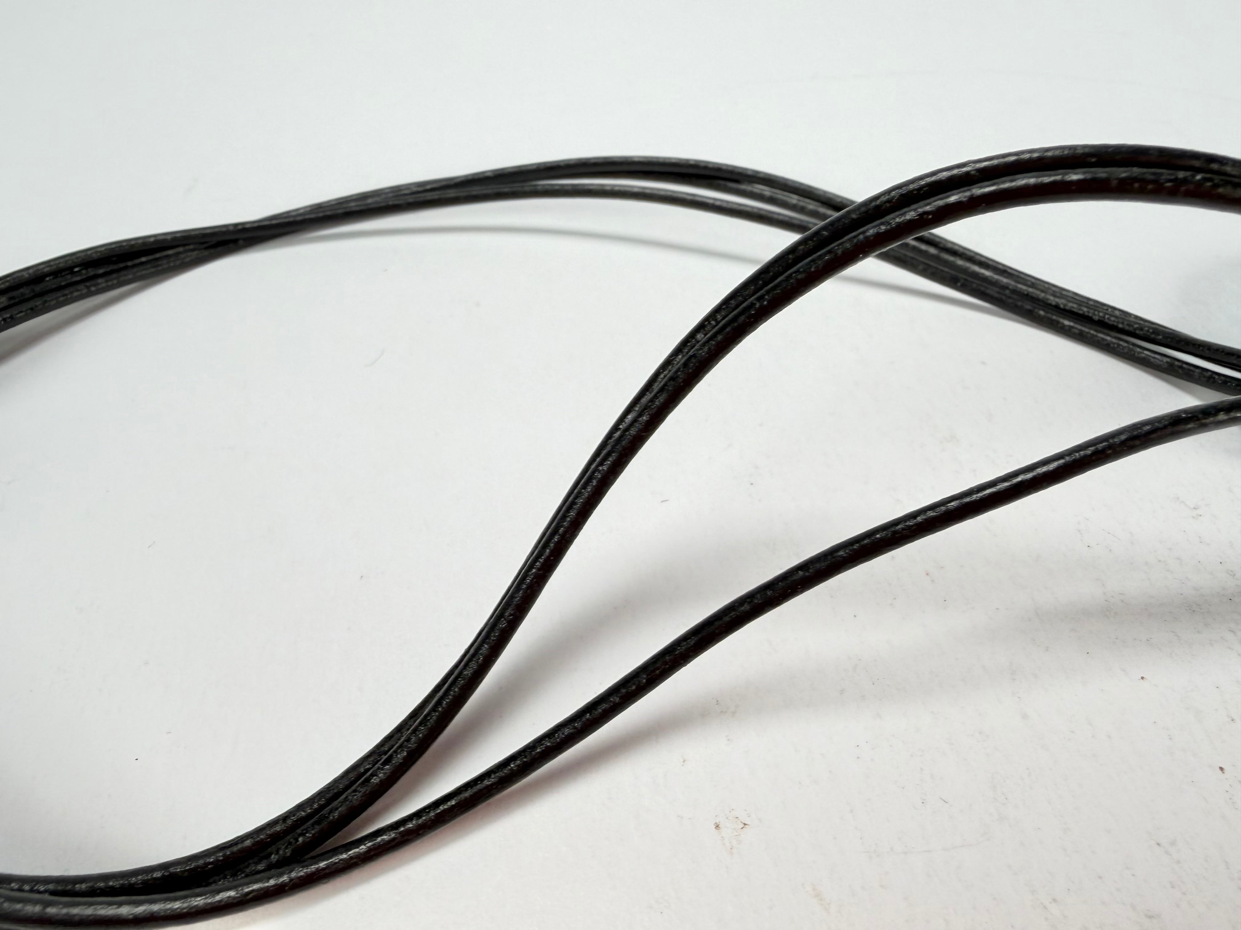 Jackie Brazil "Turquoise" Large Disk On Three Cords Resin Necklace ( N3800 )