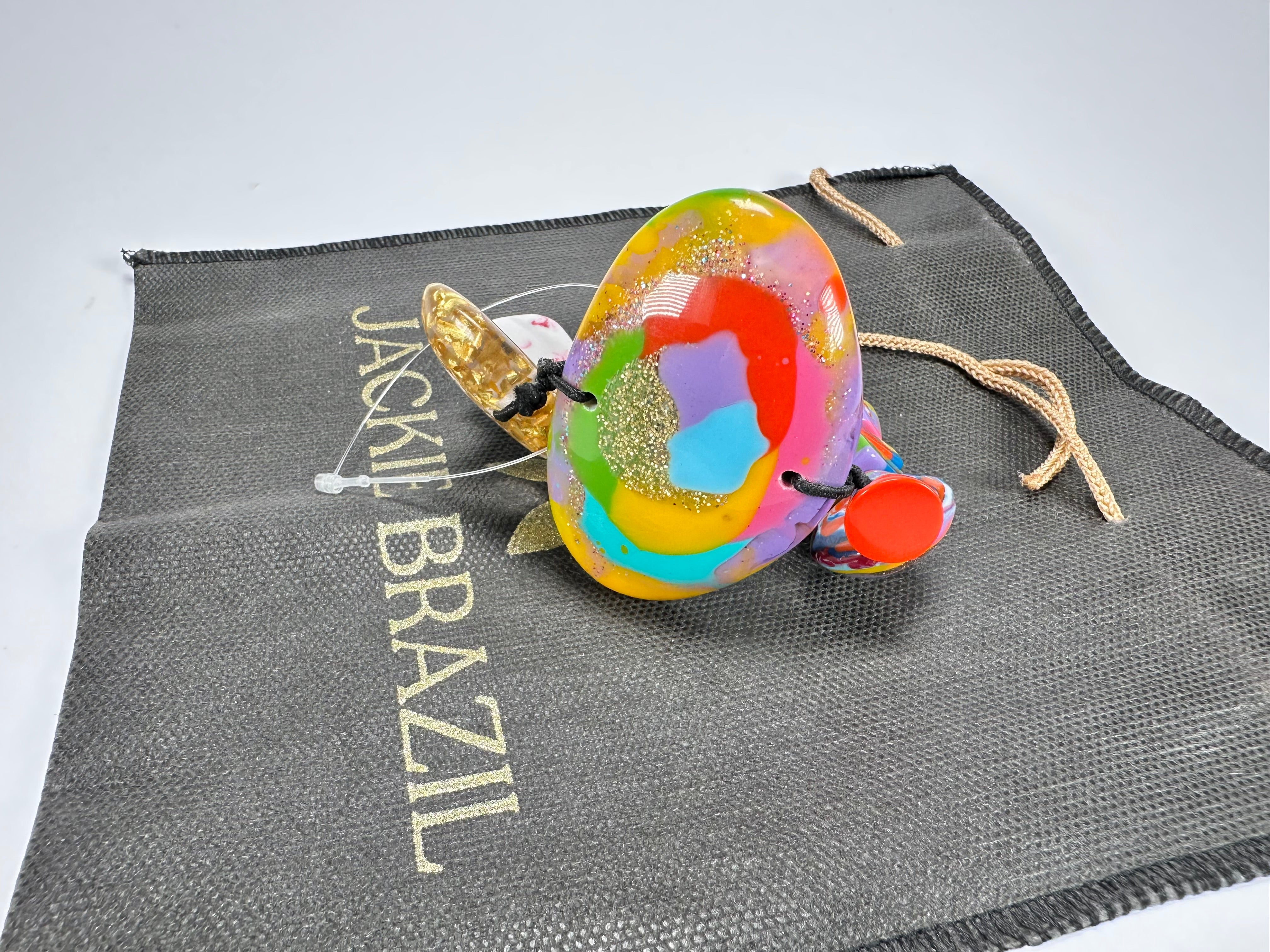 Jackie Brazil "Fusion" Mix Colours Multi Bead Resin Bracelet ( B0050 )