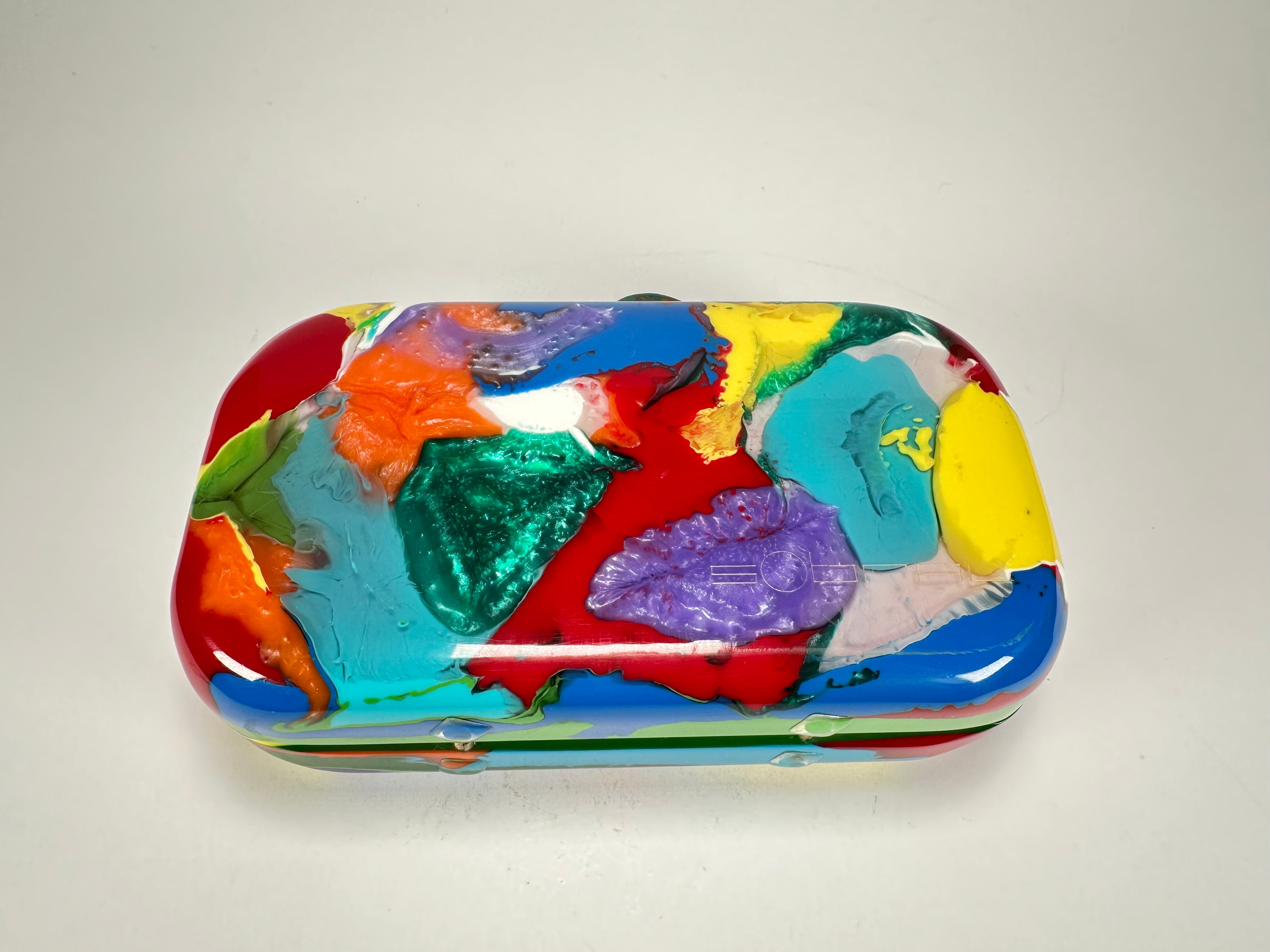 Sobral - Multi-Colour "Linda Purse" Pollock Resin Clutch Bag ( 005290 )