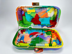 Sobral - Multi-Colour "Linda Purse" Pollock Resin Clutch Bag ( 005290 )