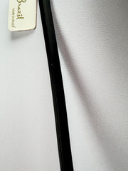 Jackie Brazil "Bar Code" Small Liquorice Pendant On Cord Resin Necklace ( N2214 )