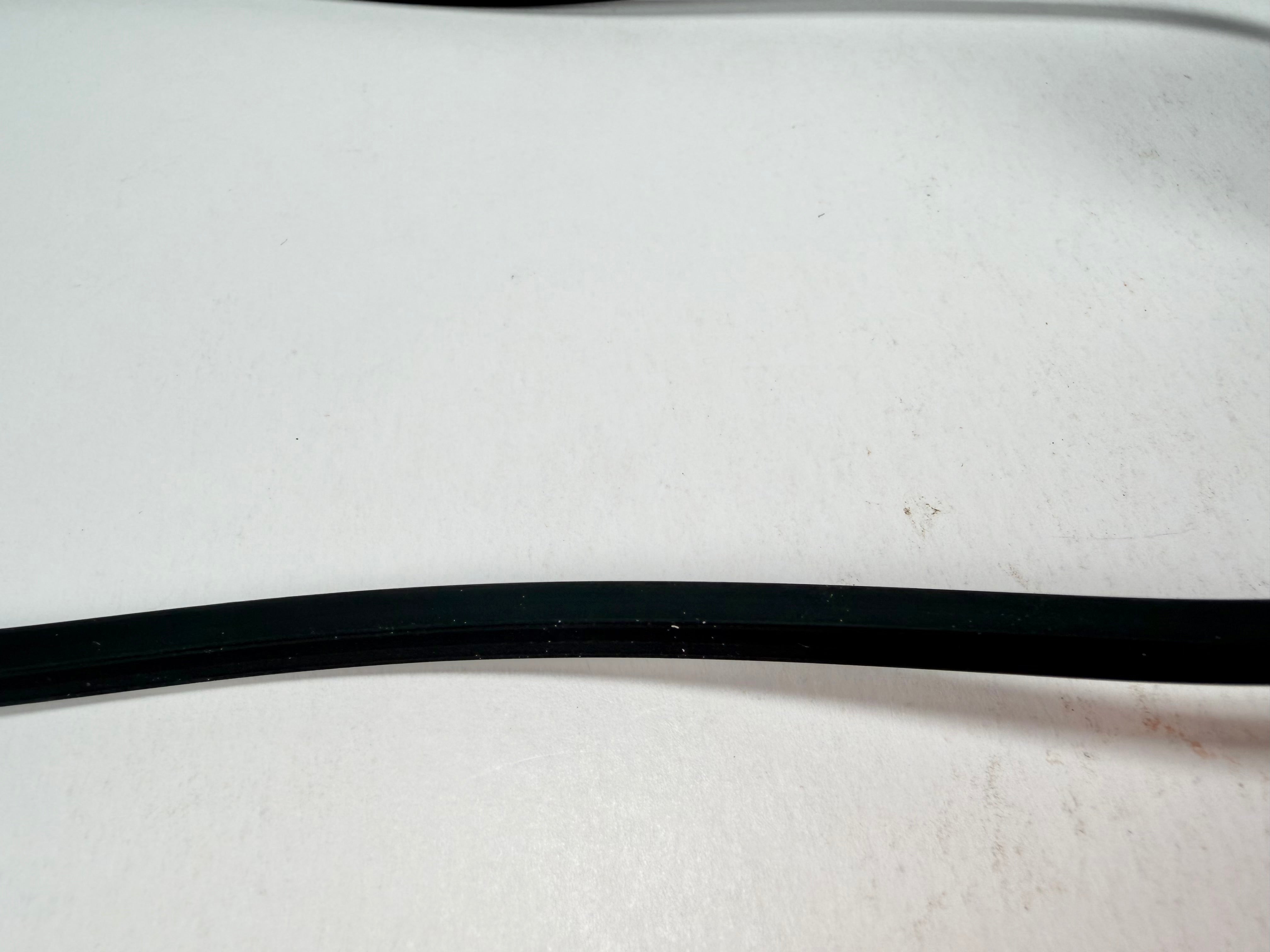 Jackie Brazil "Bar Code" Small Liquorice Pendant On Cord Resin Necklace ( N2214 )