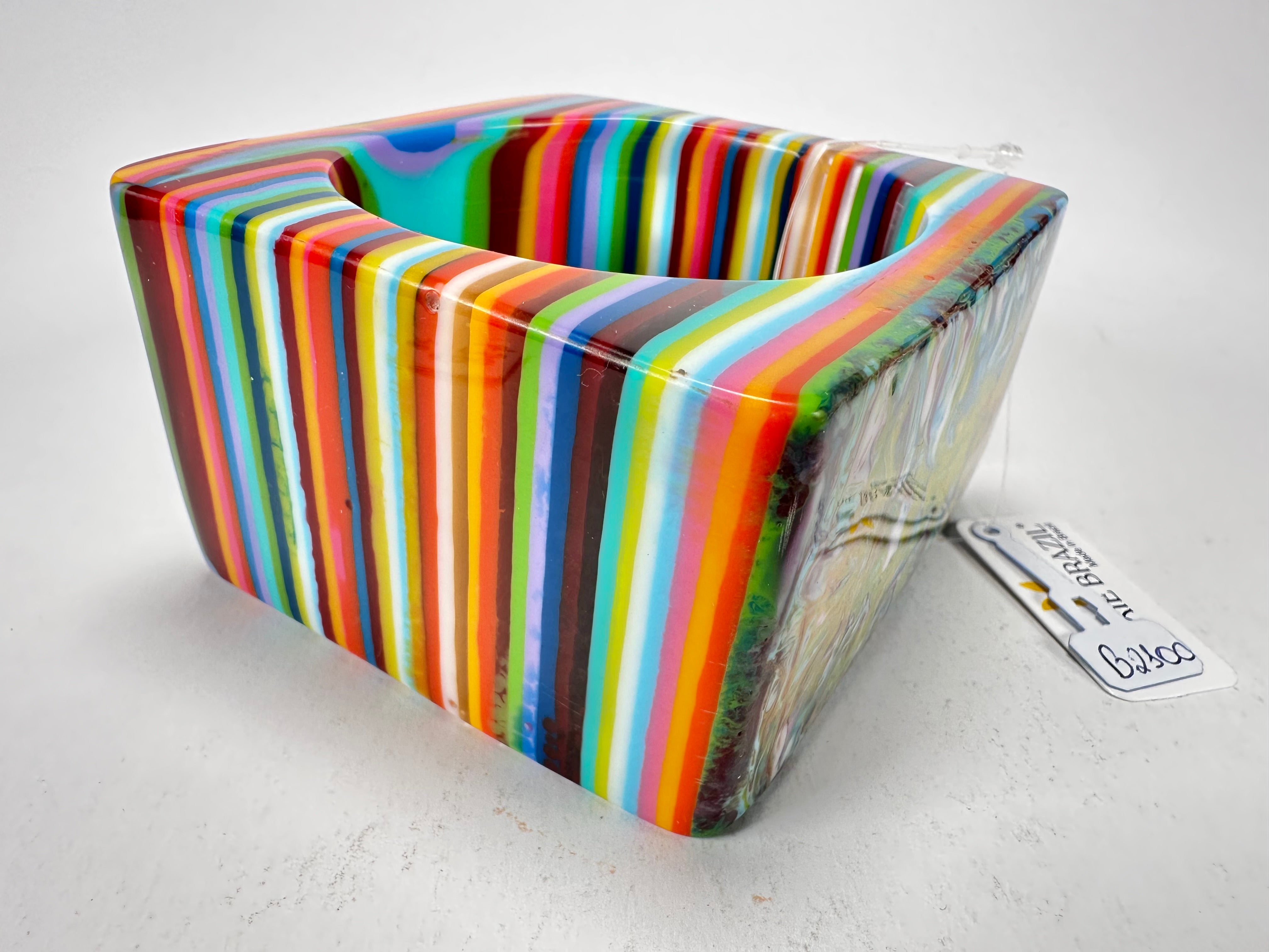 Jackie Brazil "Solid Square" Mix Stripes x Kandinsky 5cm Bangle ( B2100 )
