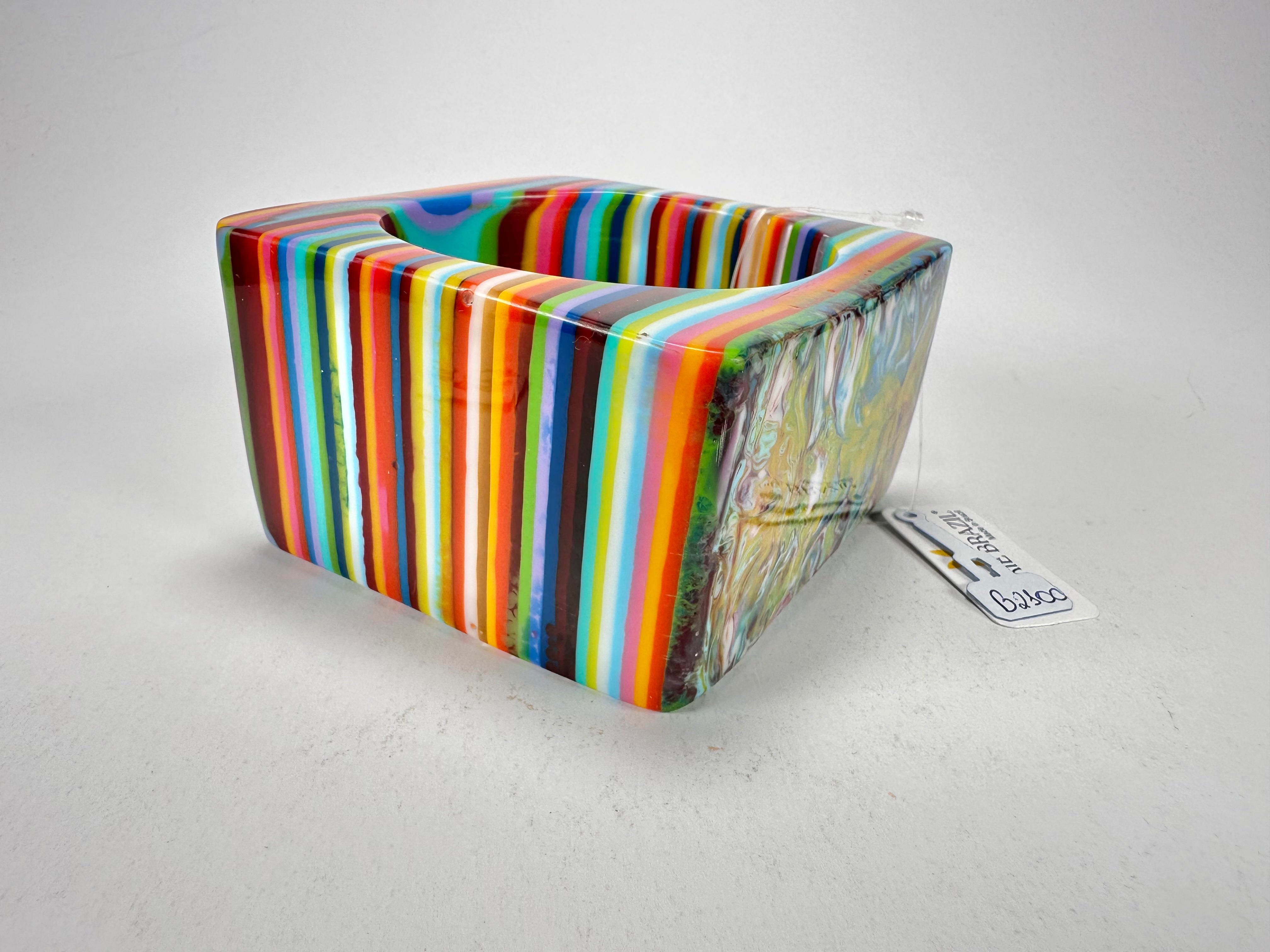 Jackie Brazil "Solid Square" Mix Stripes x Kandinsky 5cm Bangle ( B2100 )