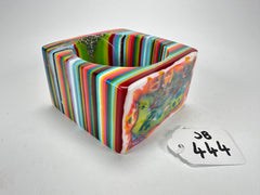 Jackie Brazil "Solid Square" Mix Stripes x Kandinsky 5cm Bangle ( B2100 )