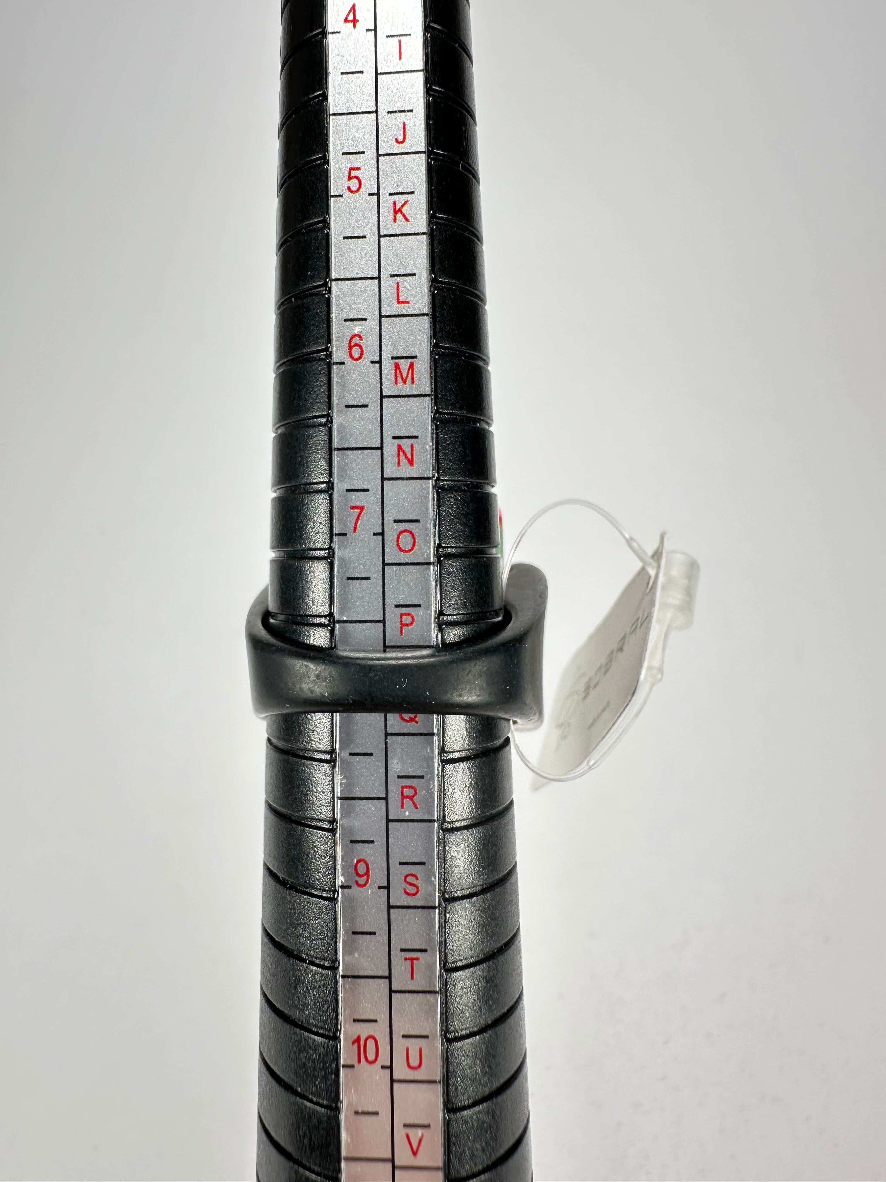 Jackie Brazil "Toppa" Liquorice Spring Mix Resin Ring ( R0152 ) UK Q / USA 8