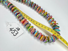 Jackie Brazil "Bela" Kandinsky Resin Mini Wheels 110cm Necklace ( N0048 )