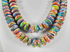 Jackie Brazil "Bela" Kandinsky Resin Mini Wheels 110cm Necklace ( N0048 )