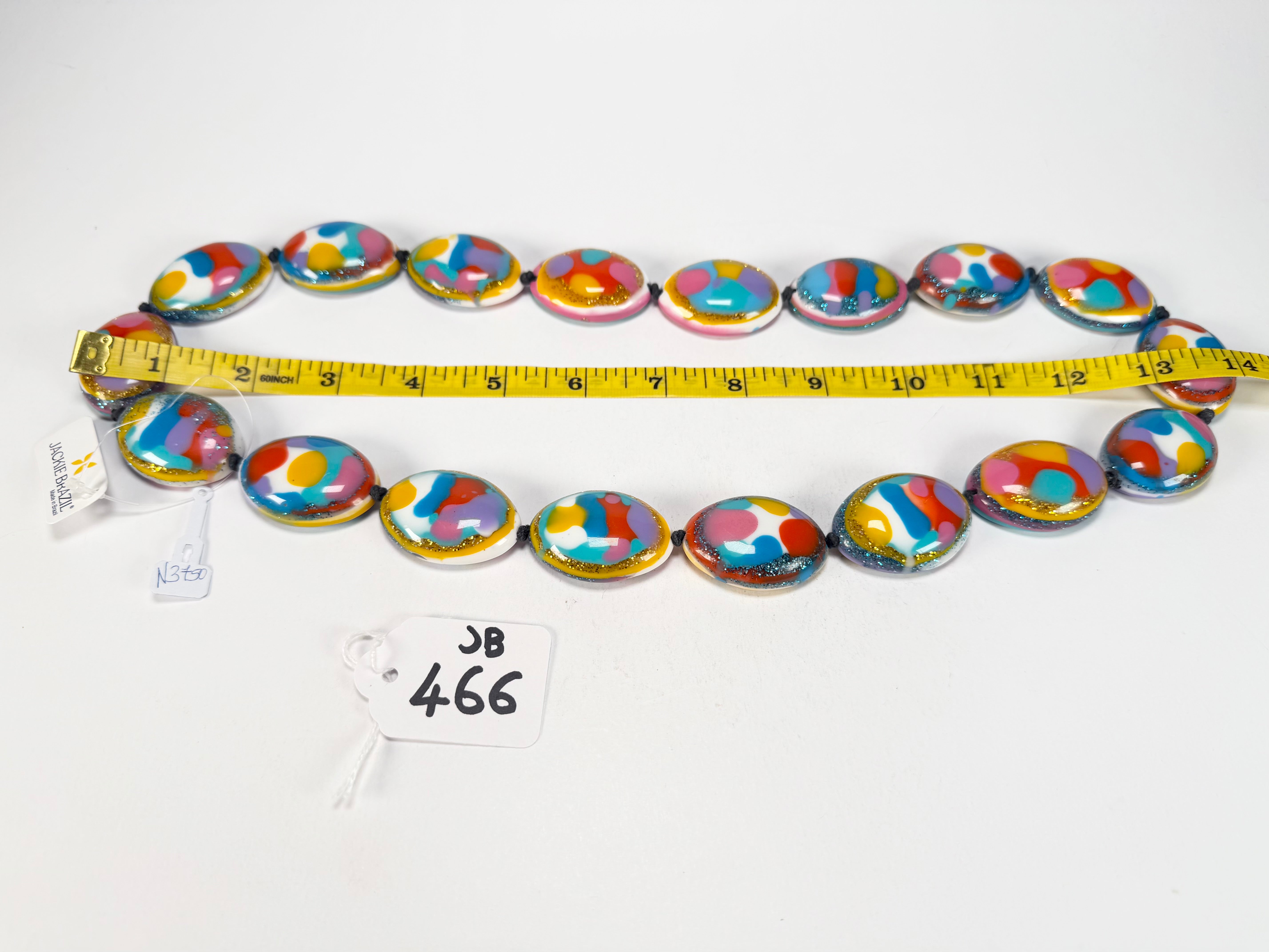 Jackie Brazil "Kathy" Small Riverstones Kandinsky 70cm Necklace ( N3750 )
