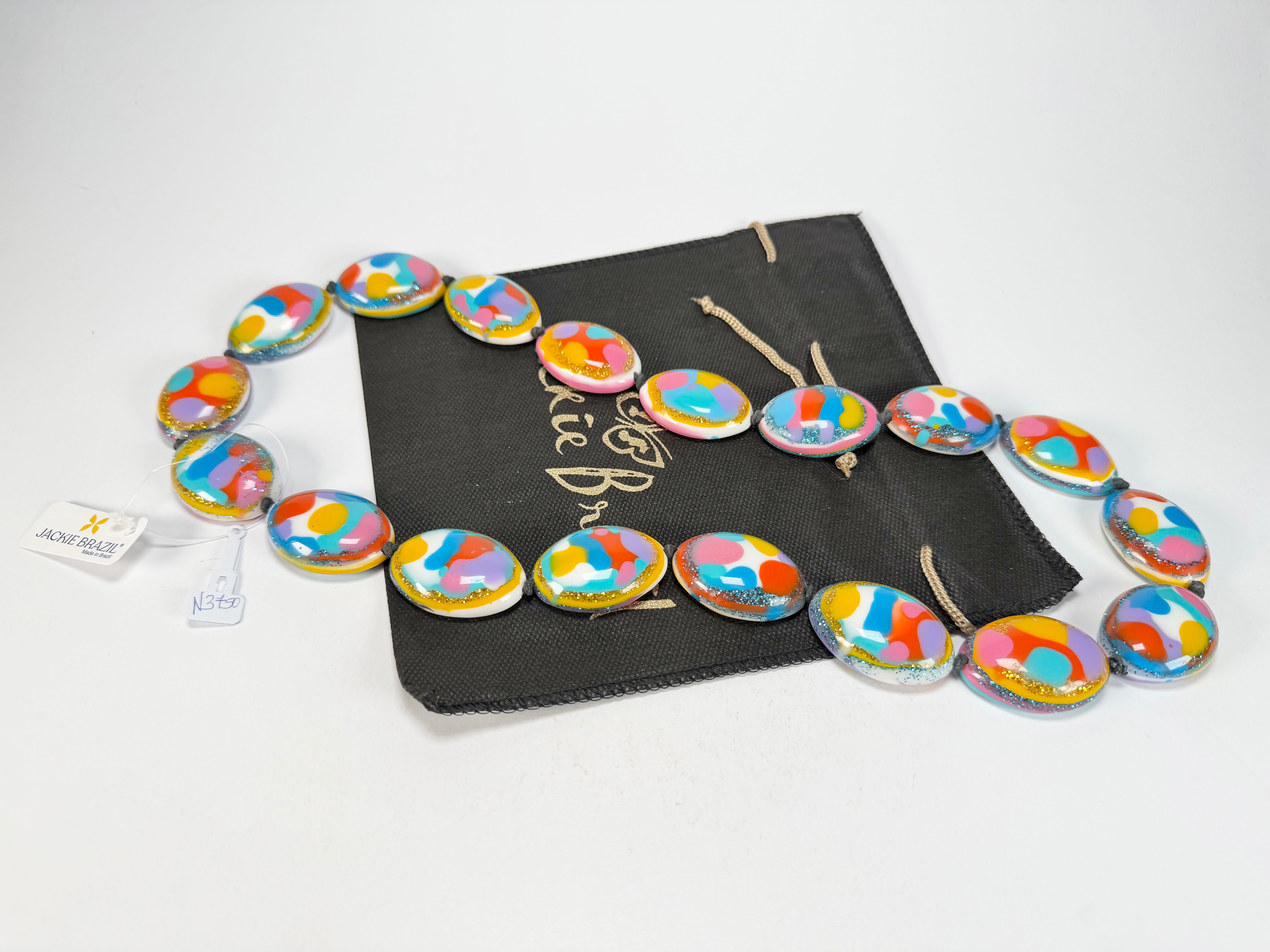 Jackie Brazil "Kathy" Small Riverstones Kandinsky 70cm Necklace ( N3750 )