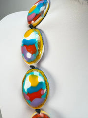 Jackie Brazil "Kathy" Small Riverstones Kandinsky 70cm Necklace ( N3750 )