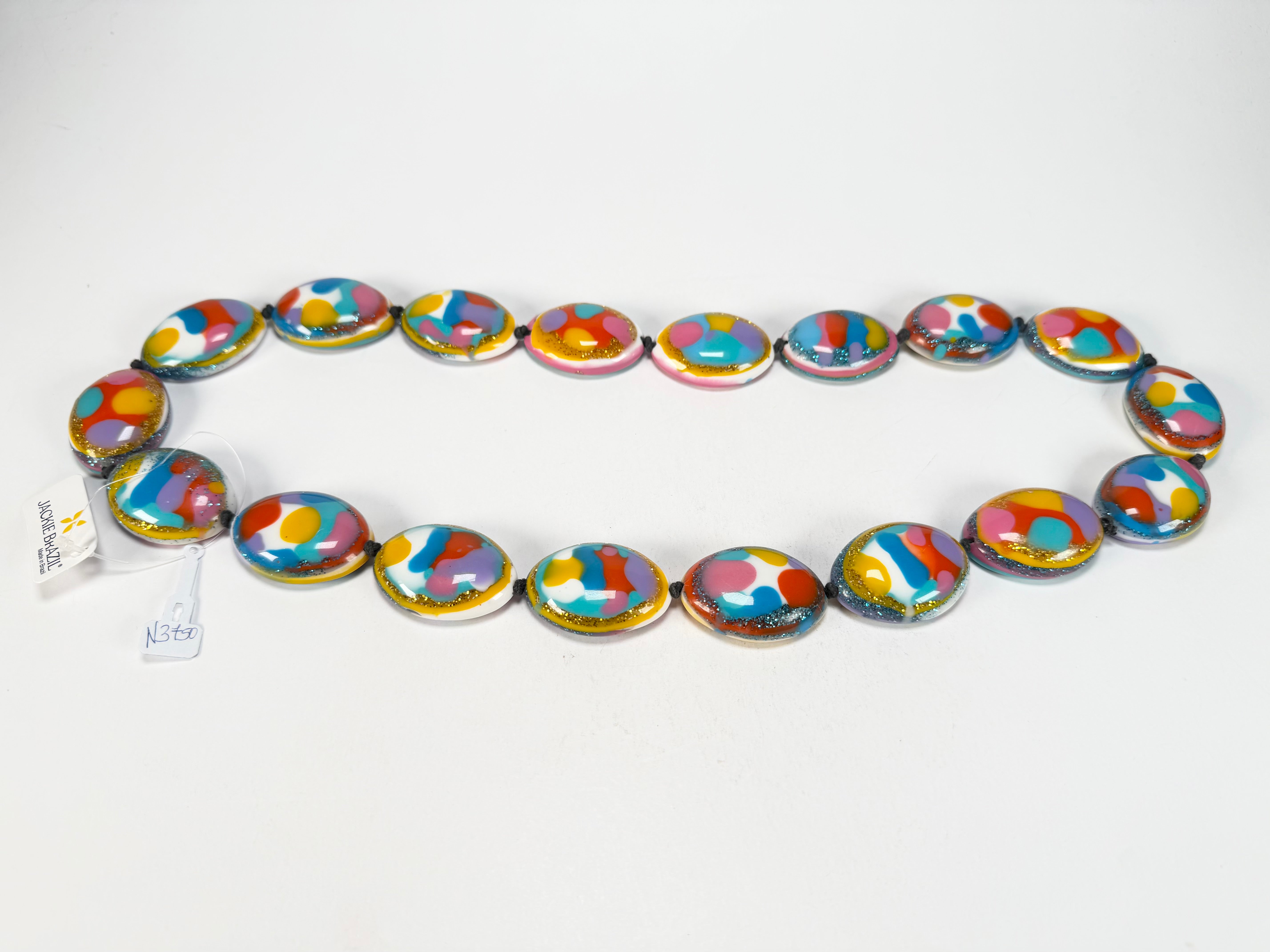 Jackie Brazil "Kathy" Small Riverstones Kandinsky 70cm Necklace ( N3750 )