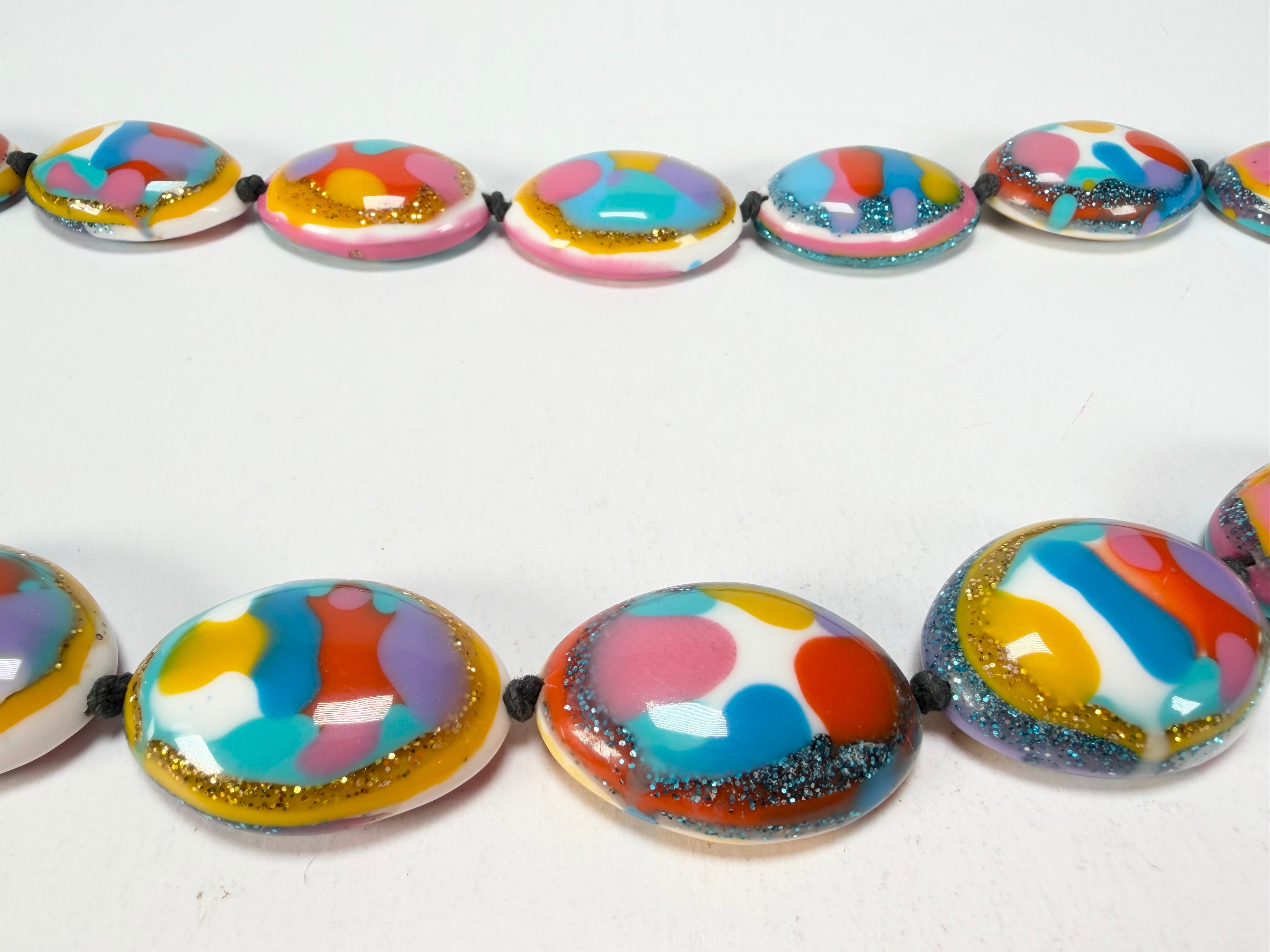 Jackie Brazil "Kathy" Small Riverstones Kandinsky 70cm Necklace ( N3750 )