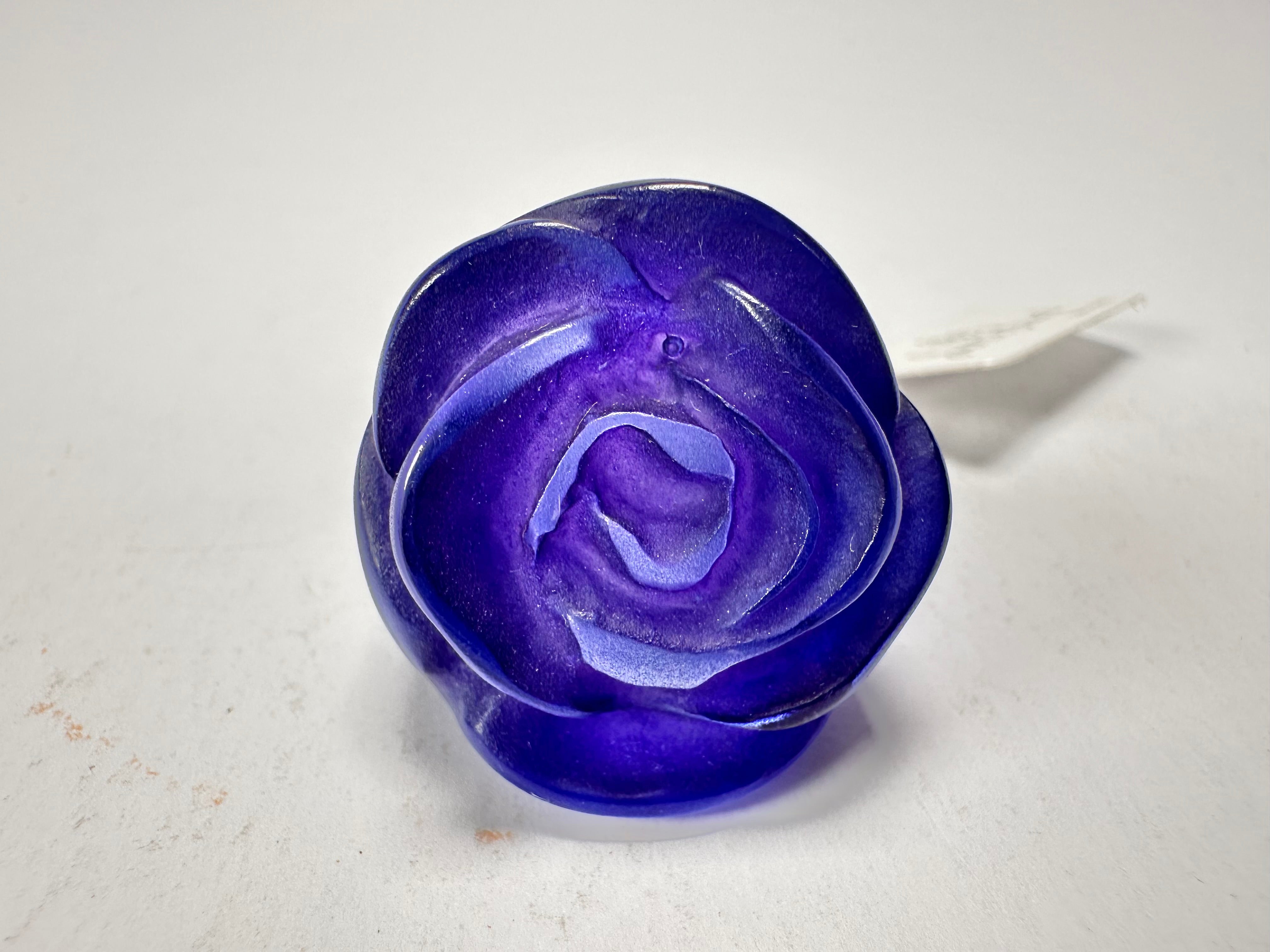 Jackie Brazil "Rose" Purple Resin Rose Ring ( R0585 ) Size UK M / US 6.5